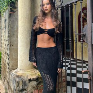 MACAULEY SKIRT - BLACK