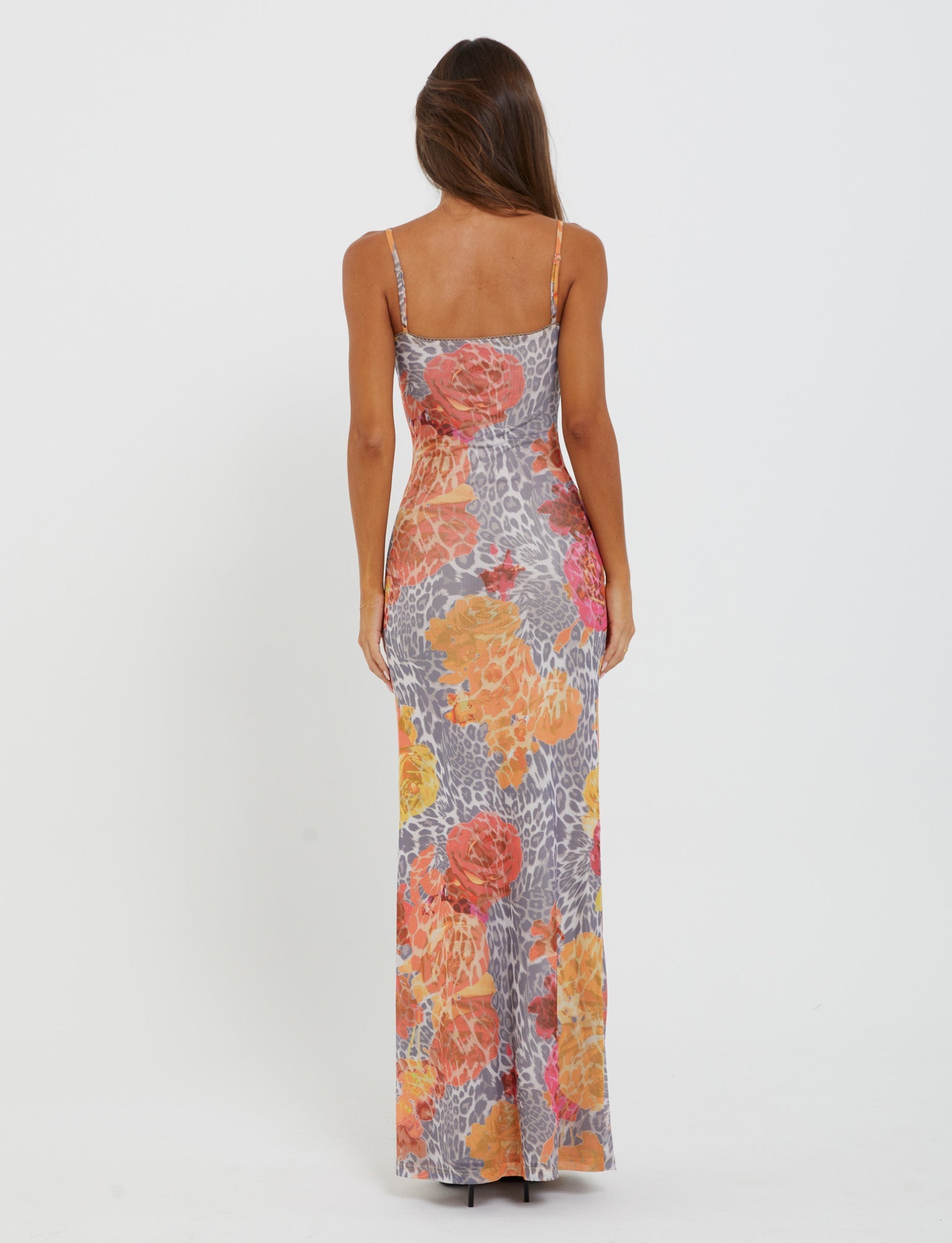 JULIANNA DRESS - MULTI : LEOPARD : ORANGE LEOPARD - Image 4
