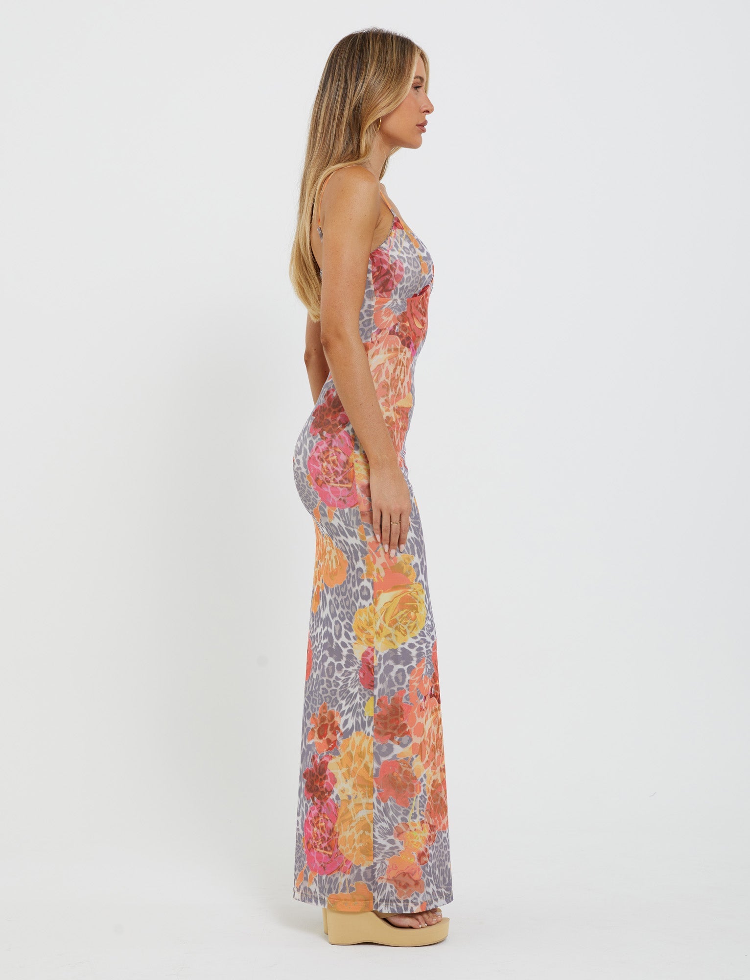 JULIANNA DRESS - MULTI : LEOPARD : ORANGE LEOPARD - Image 5