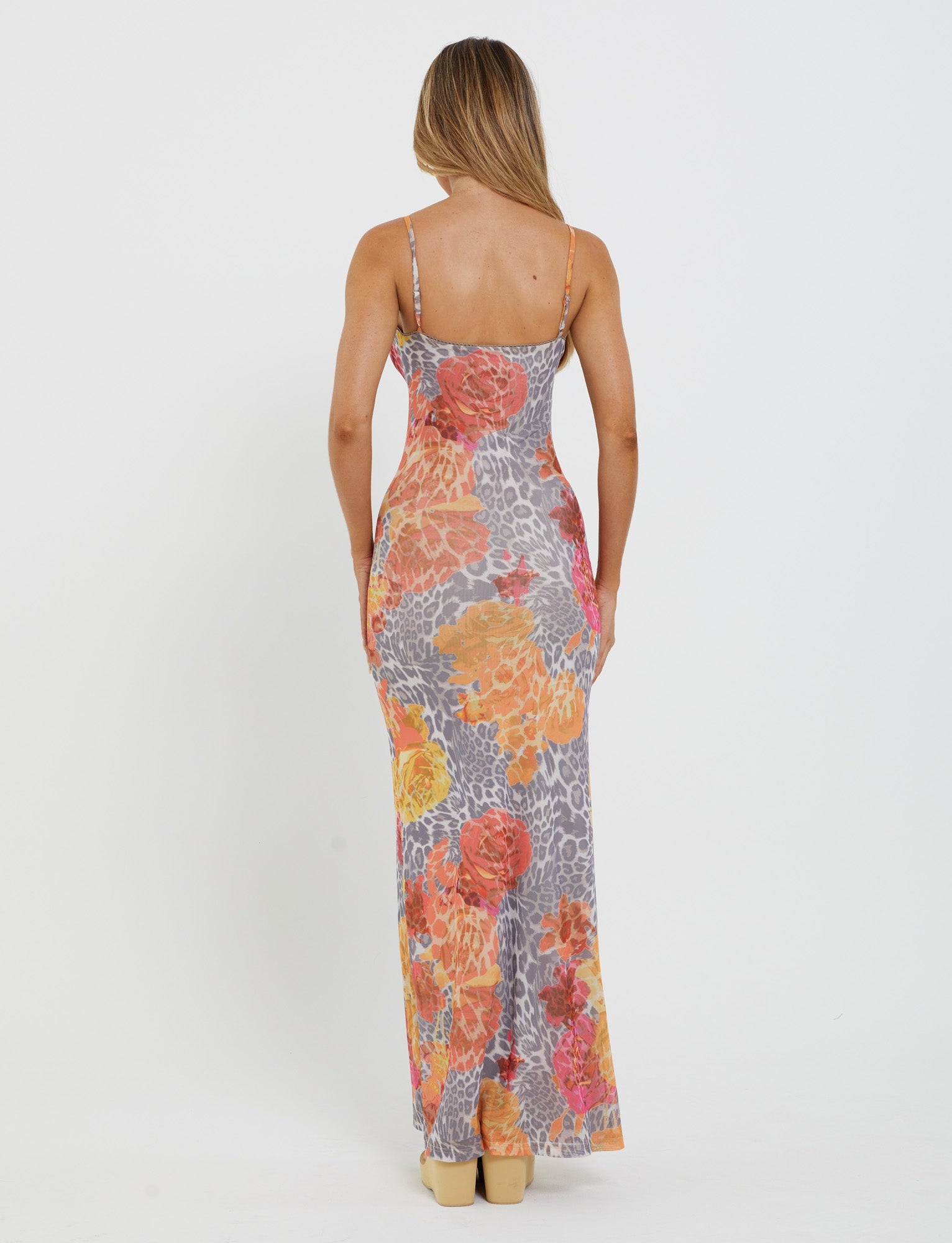 JULIANNA DRESS - MULTI : LEOPARD : ORANGE LEOPARD - Image 6