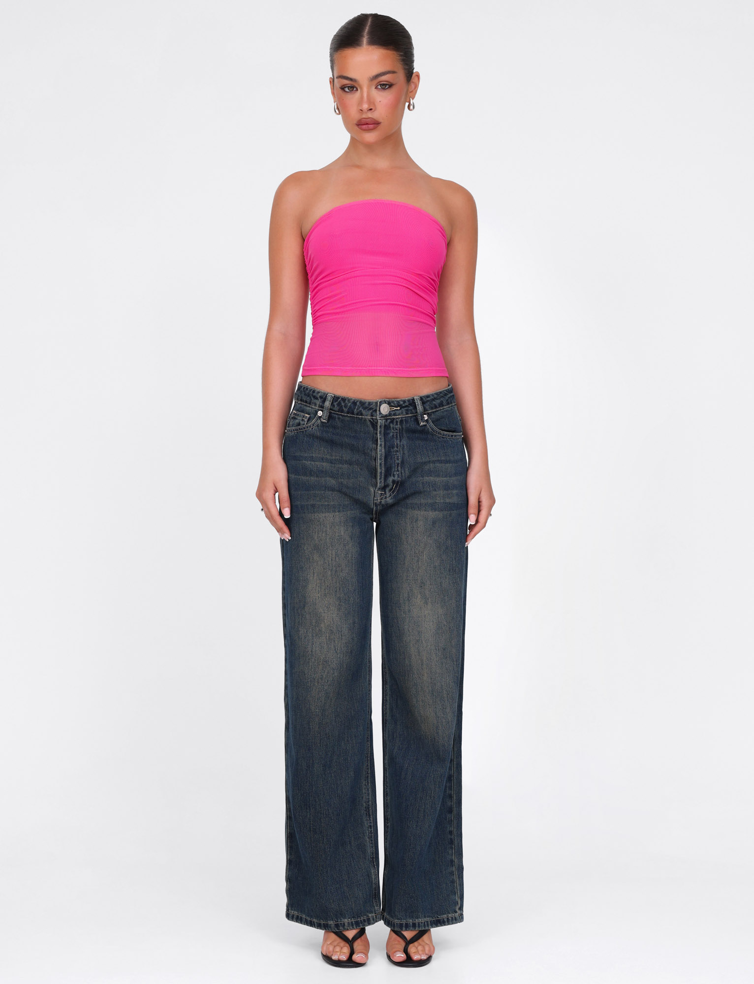 HARRIETT TUBE TOP - PINK : PINK - Image 2