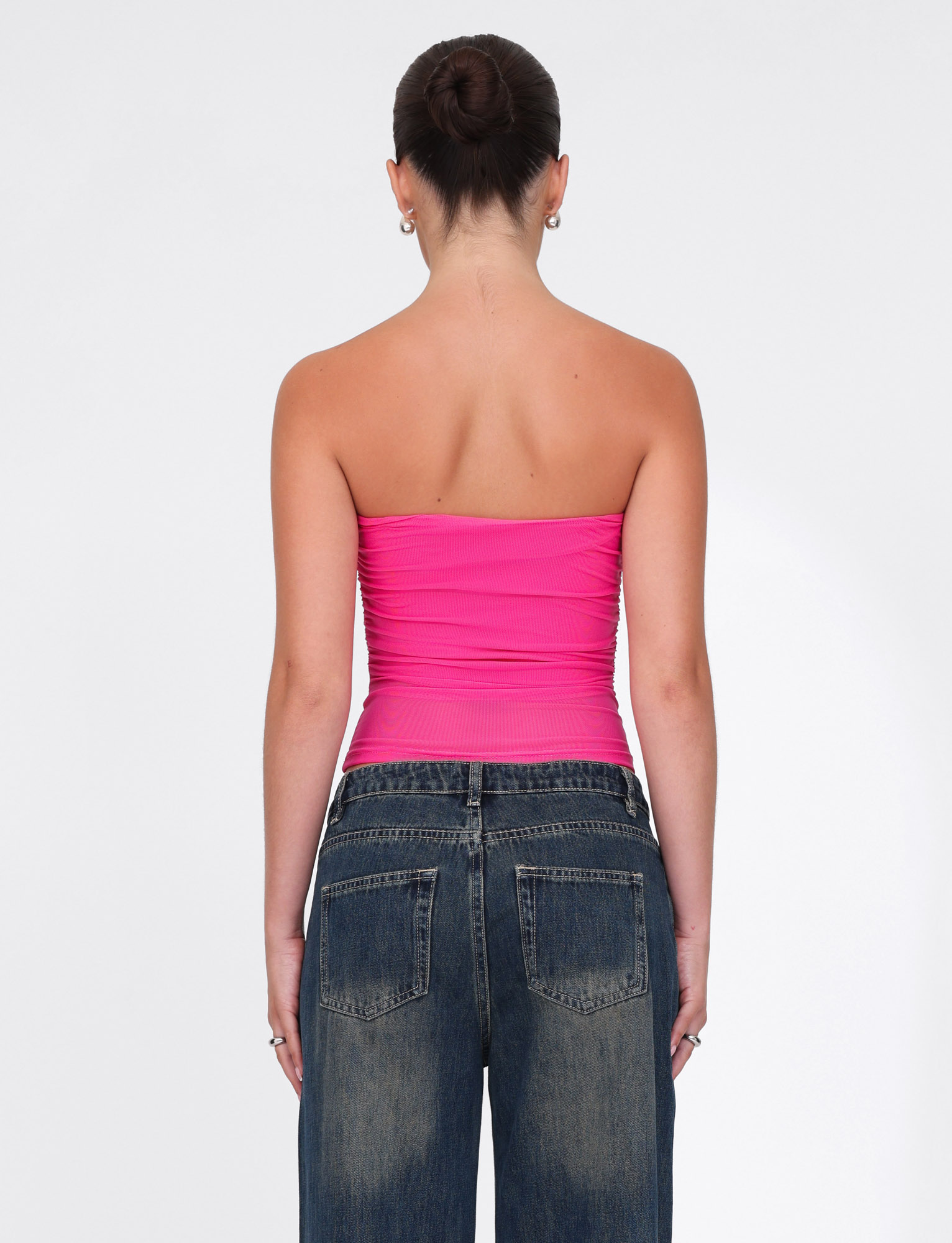 HARRIETT TUBE TOP - PINK : PINK - Image 6