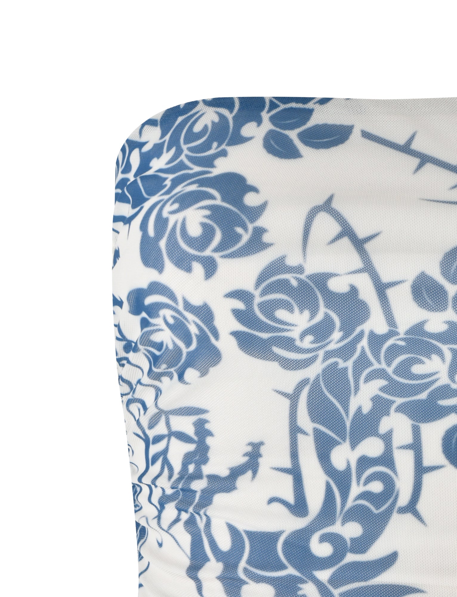 HARRIETT TUBE TOP - BLUE : TATTOO : TATTOO PRINT - Image 10