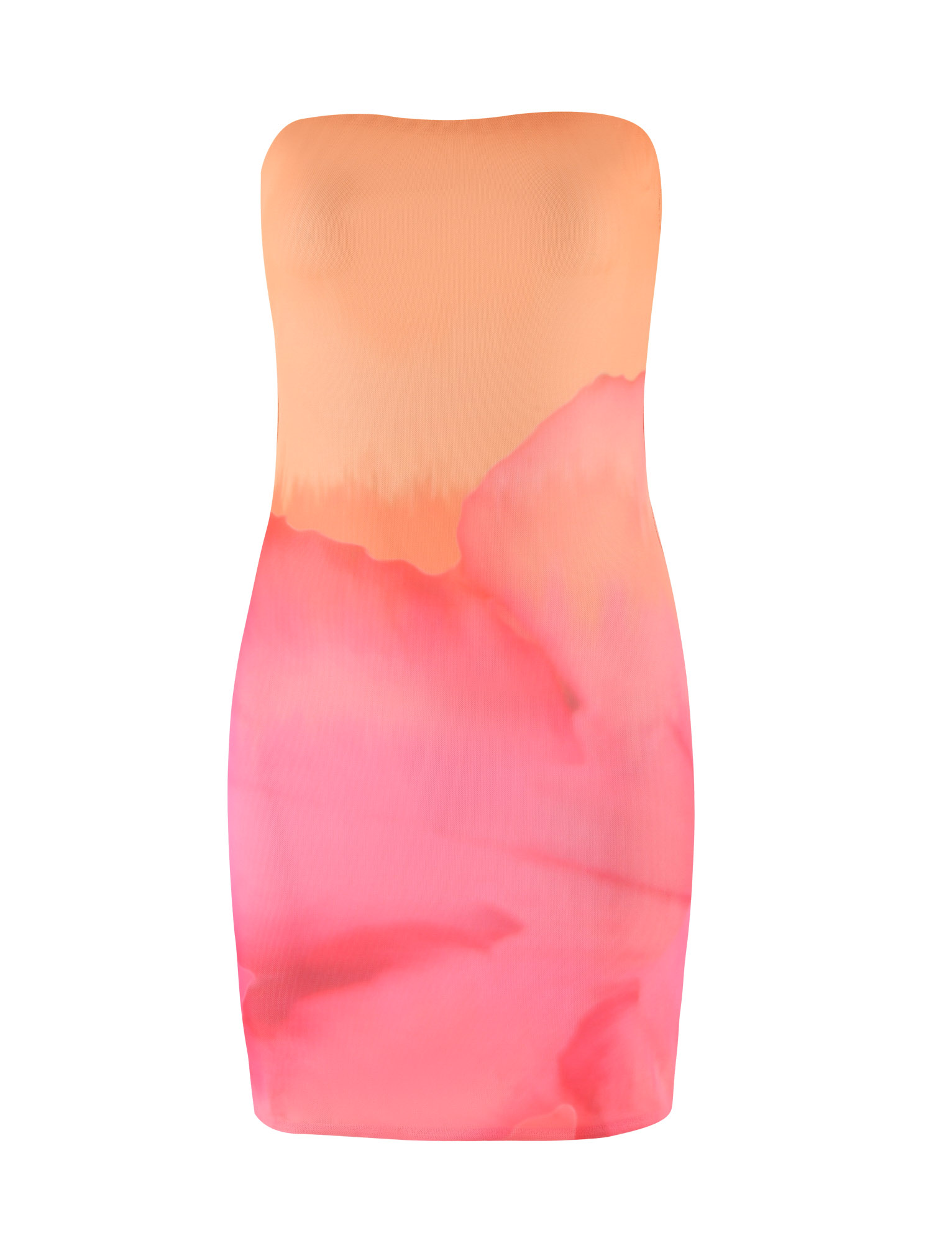 CHER MINI DRESS - PINK : MACRO FLORAL : PINK HIBISCUS - Image 8
