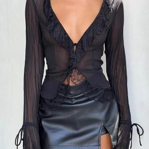 ZELDA TOP - BLACK