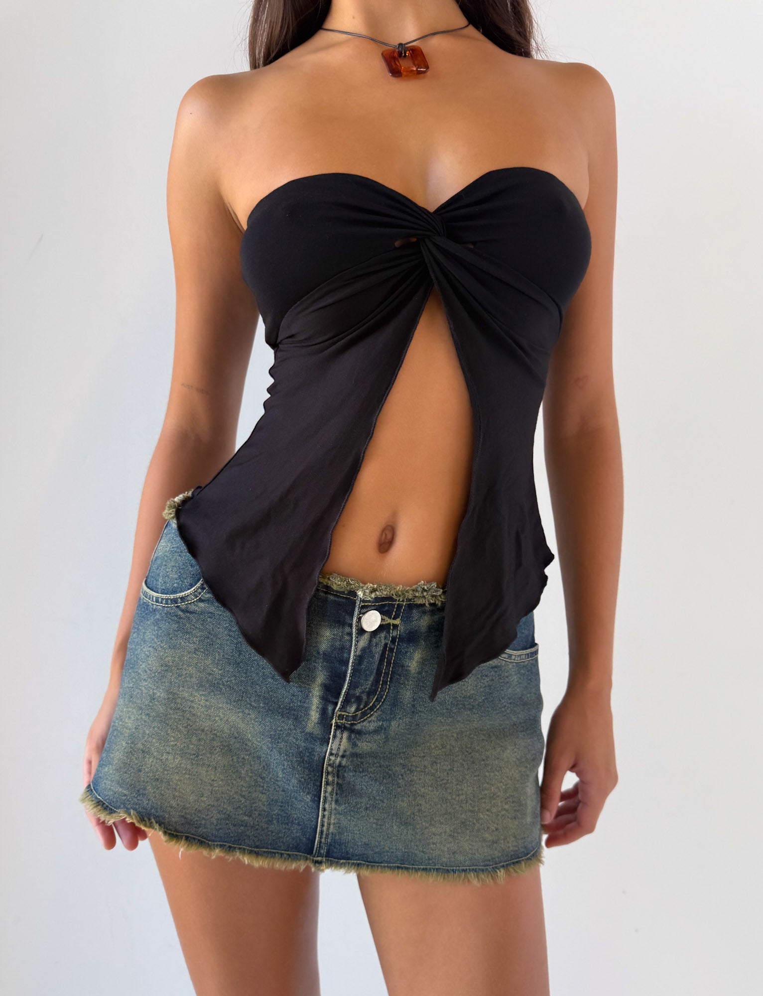 CHARMAINE TOP - BLACK - Image 5