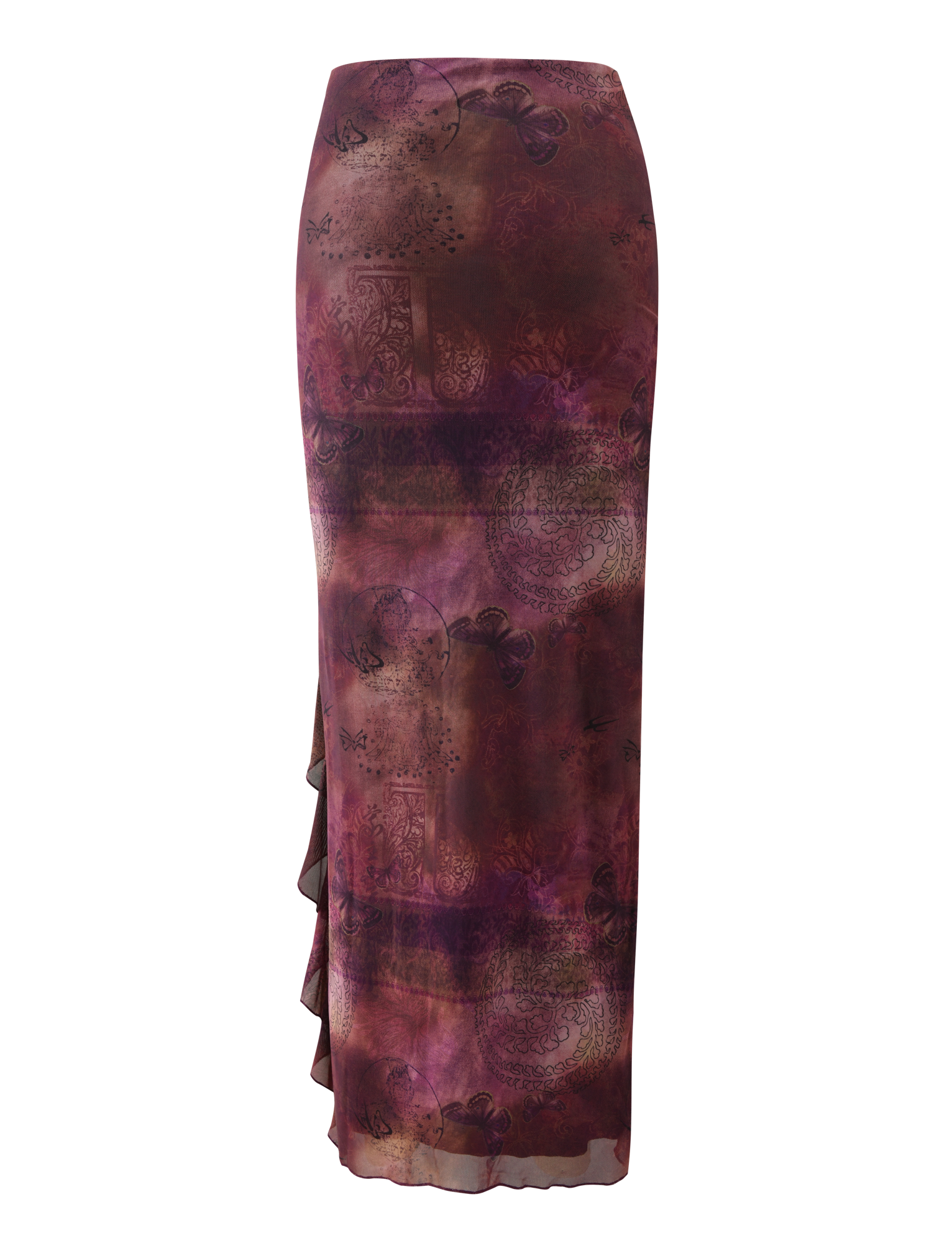 THEO SKIRT - PLUM BUTTERFLY PAISLEY - Image 7