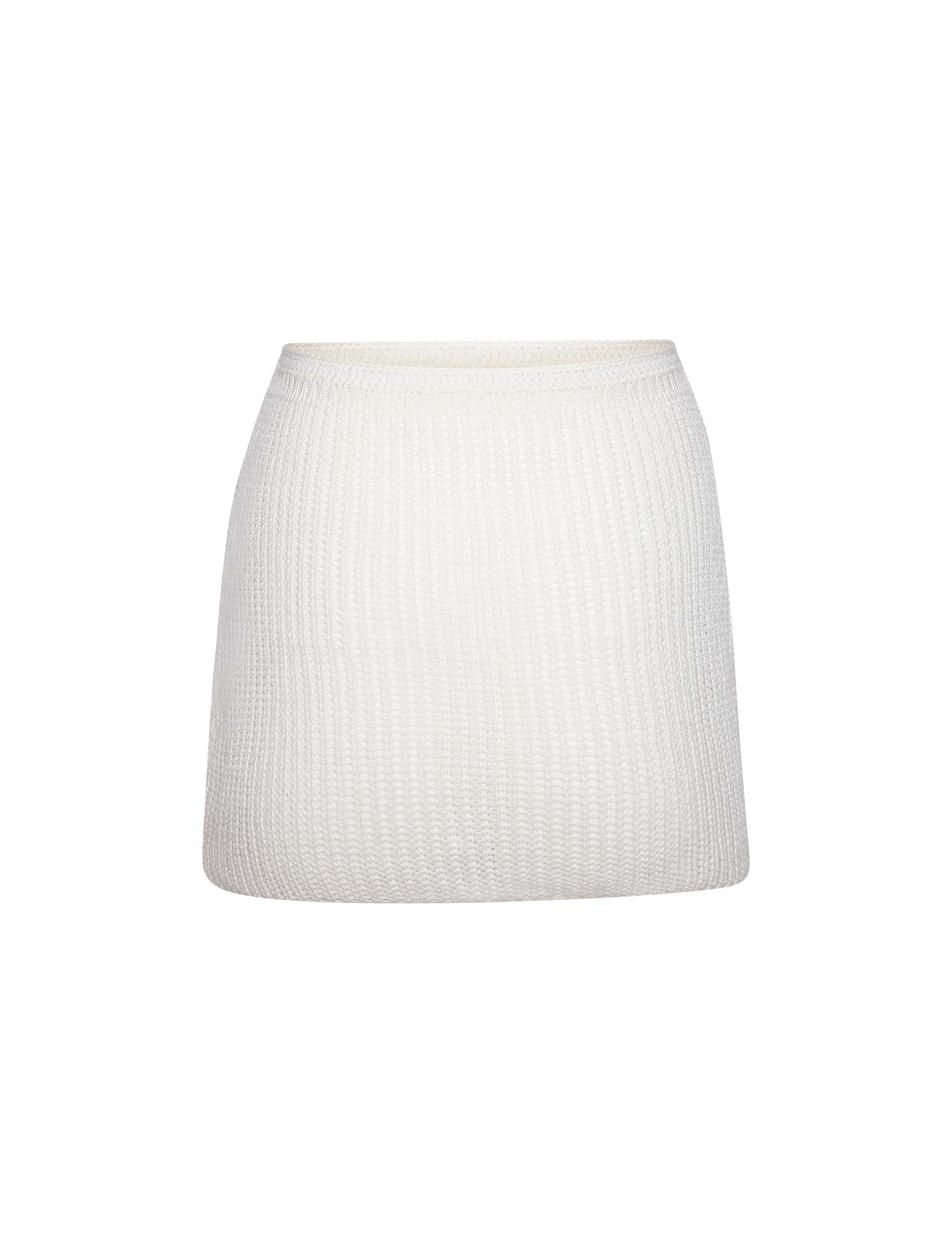 MACAULEY MINI SKIRT - WHITE - Image 8