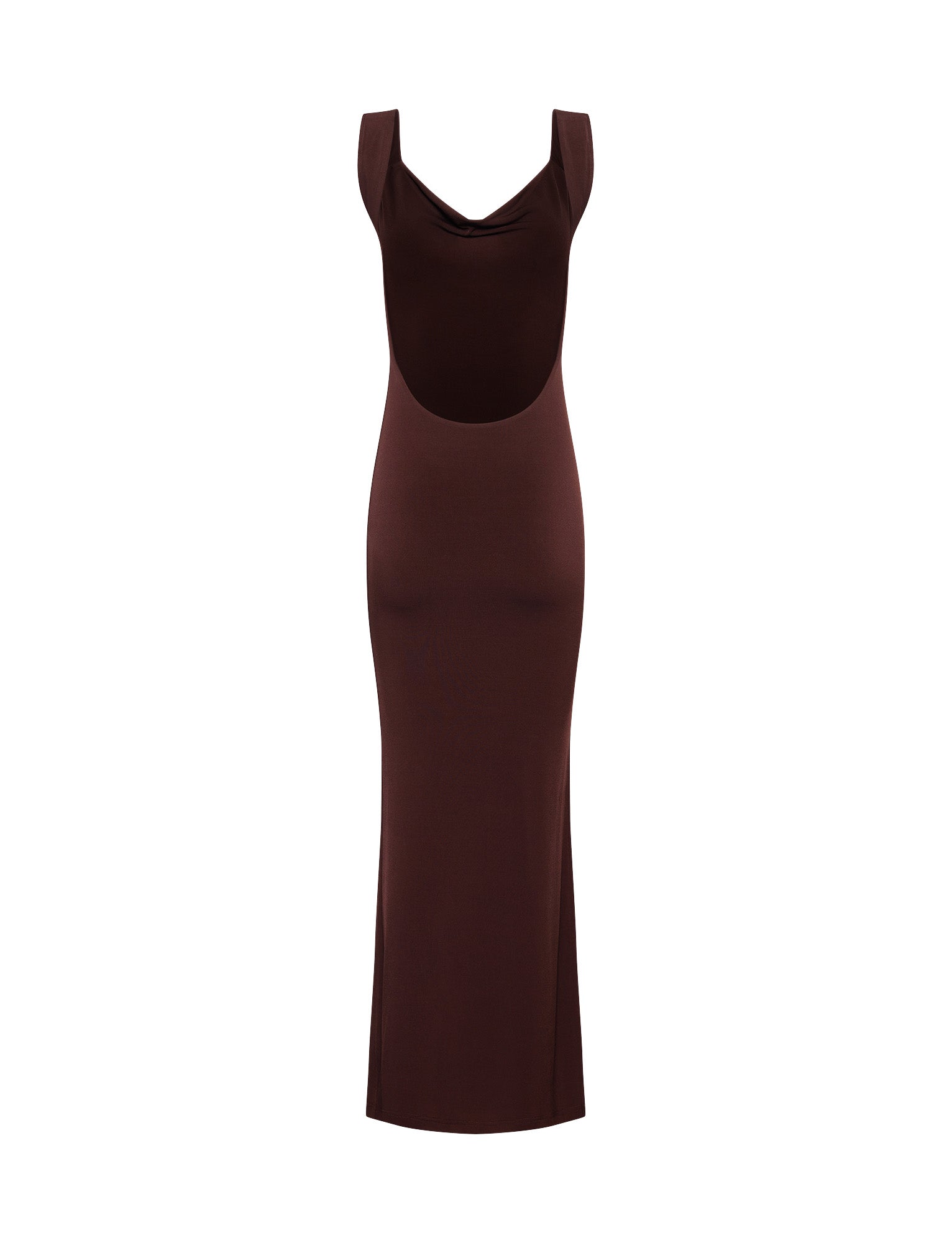 MORANA DRESS - BROWN : CHOCOLATE - Image 12