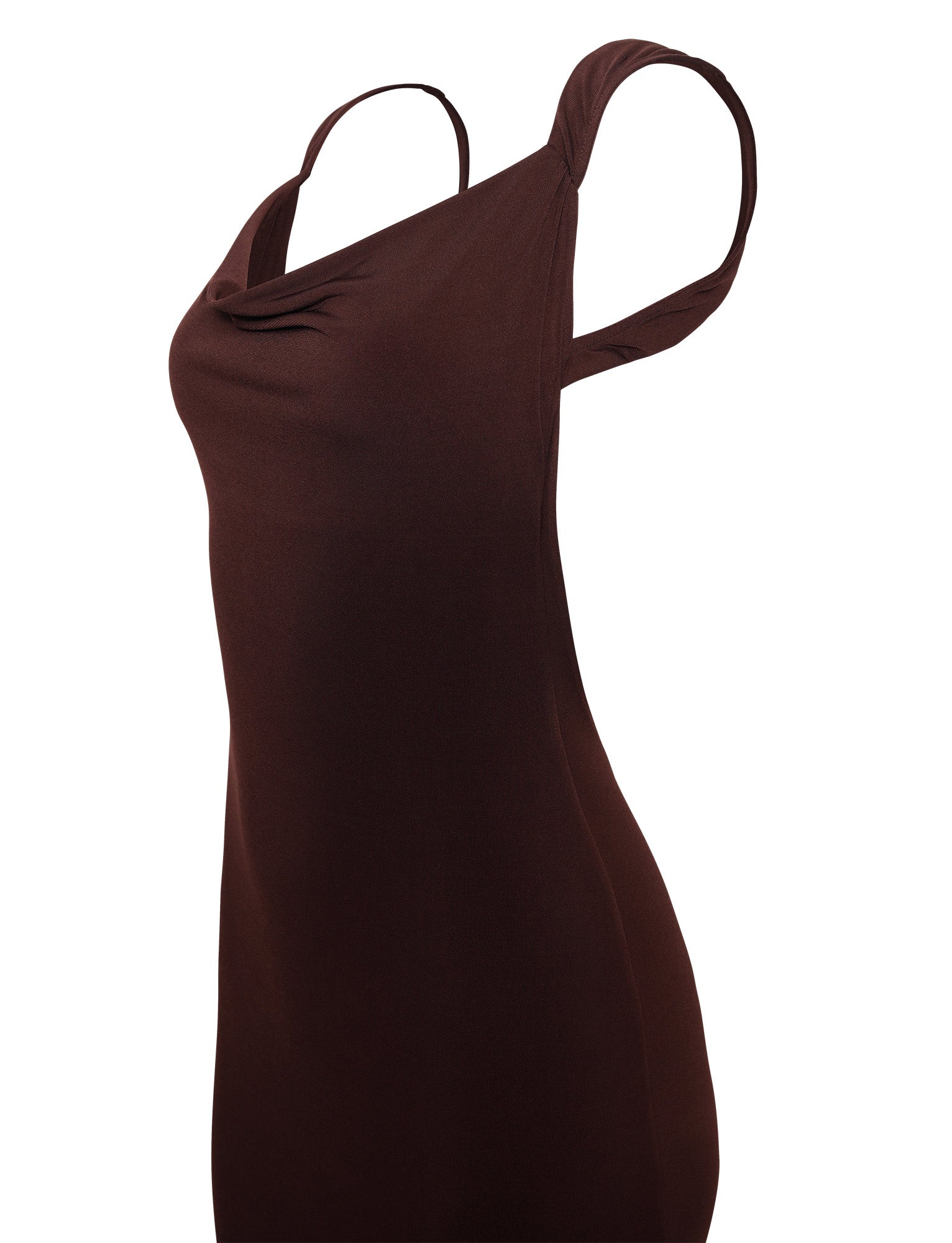 MORANA DRESS - BROWN : CHOCOLATE - Image 13