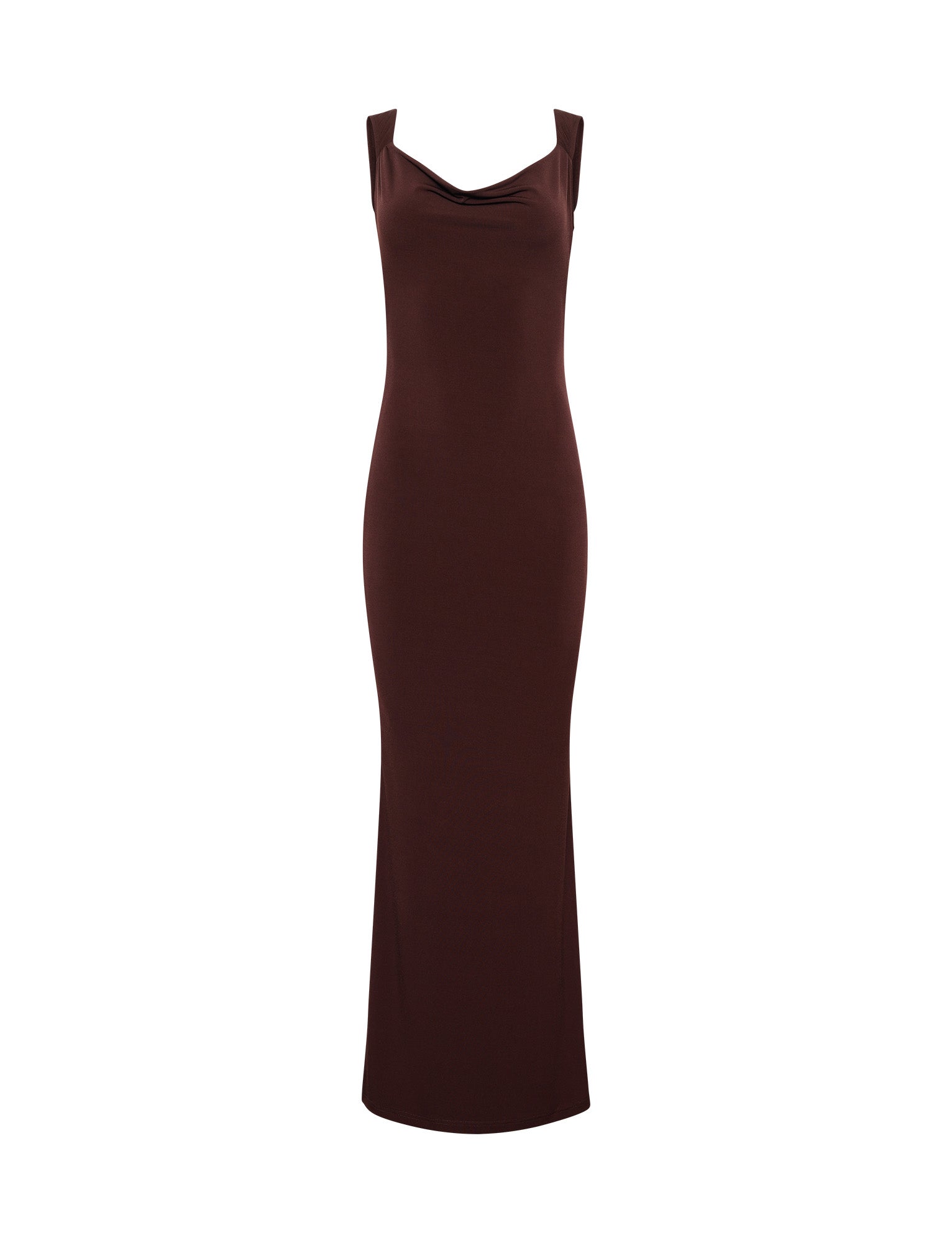 MORANA DRESS - BROWN : CHOCOLATE - Image 11