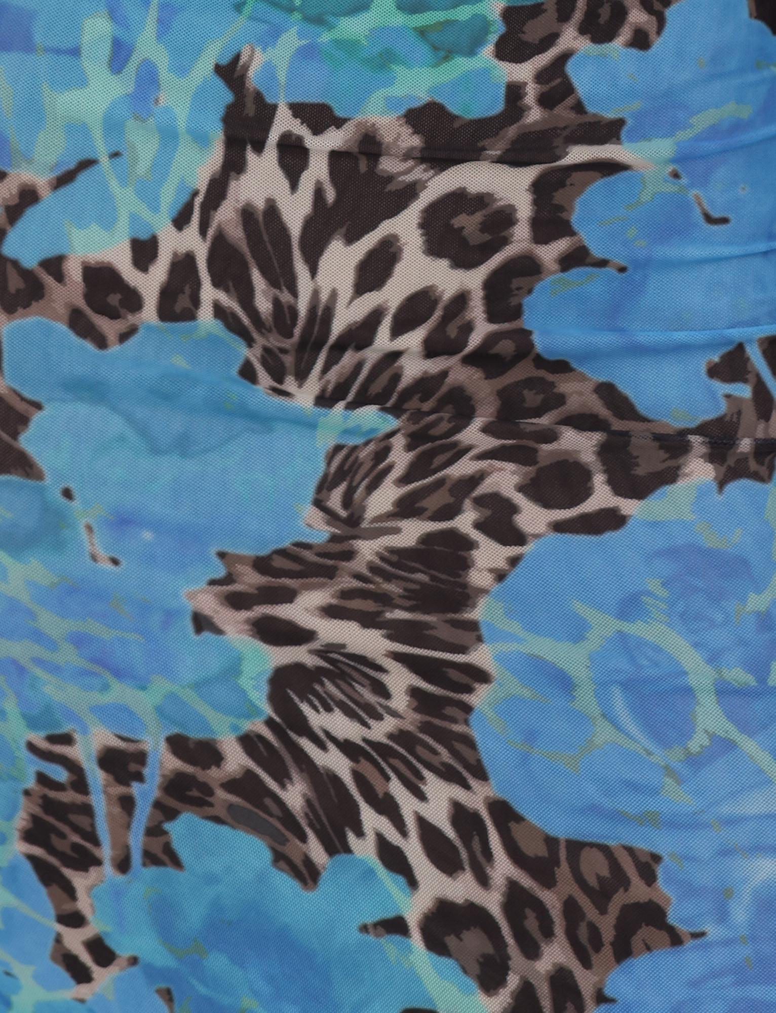 JULIANNA DRESS - BLUE : LEOPARD - Image 11