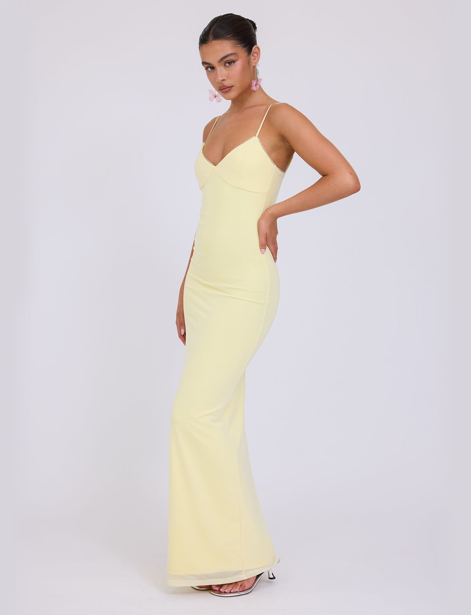 JULIANNA DRESS - YELLOW : LEMON - Image 3
