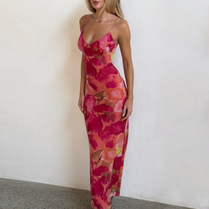JULIANNA MAXI DRESS - DAIQUIRI FLORAL