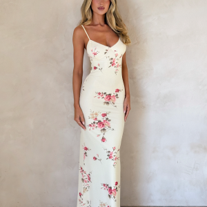 JULIANNA DRESS - YELLOW : MACRO FLORAL : POP FLORAL