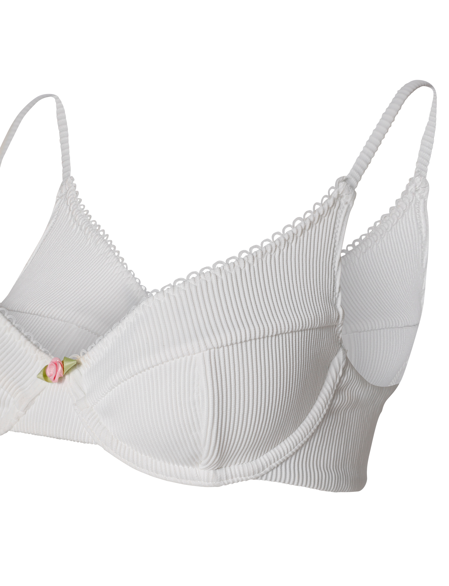 MILANA BIKINI TOP - WHITE - Image 8