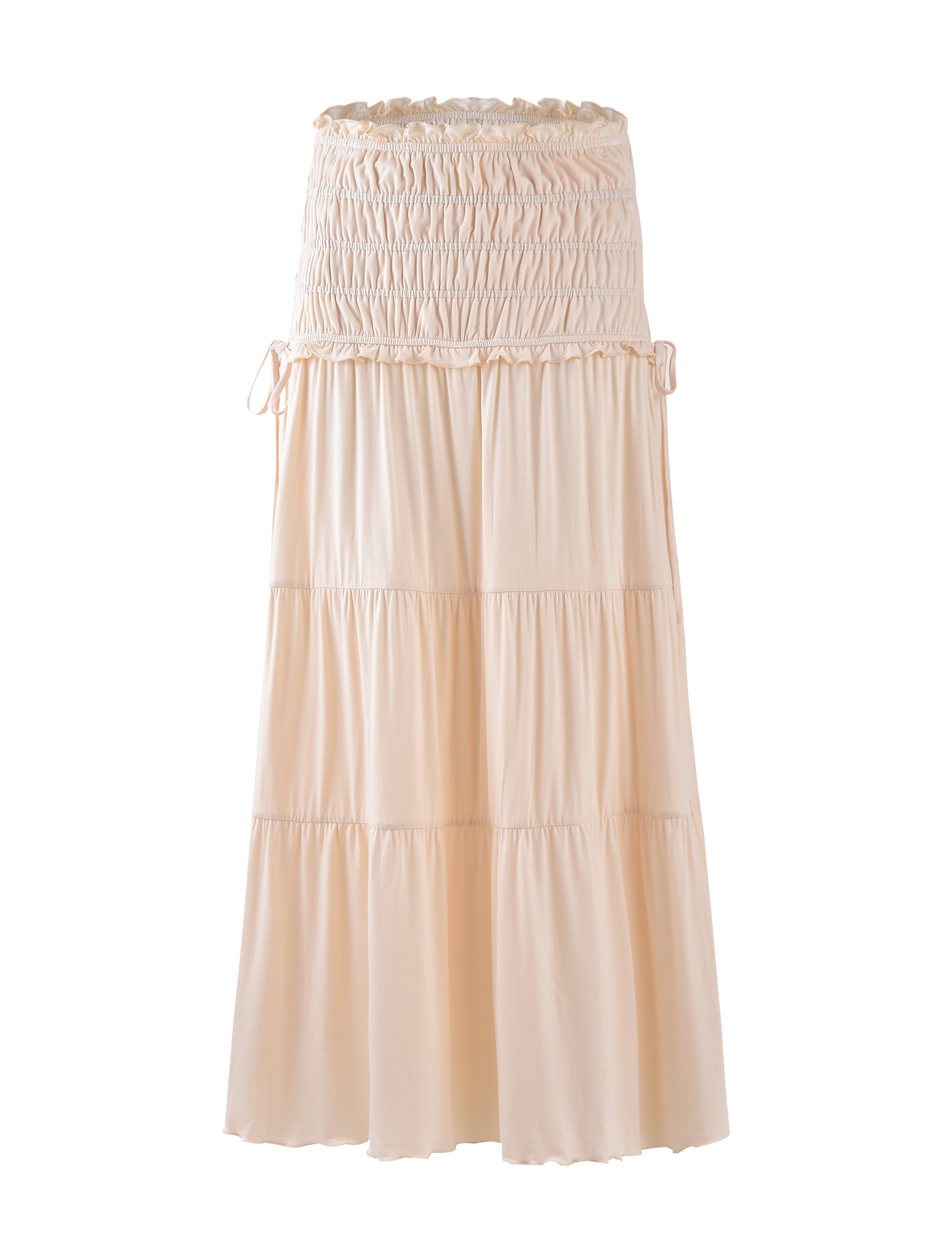 DENALI MAXI SKIRT - NEUTRAL : BONE - Image 7