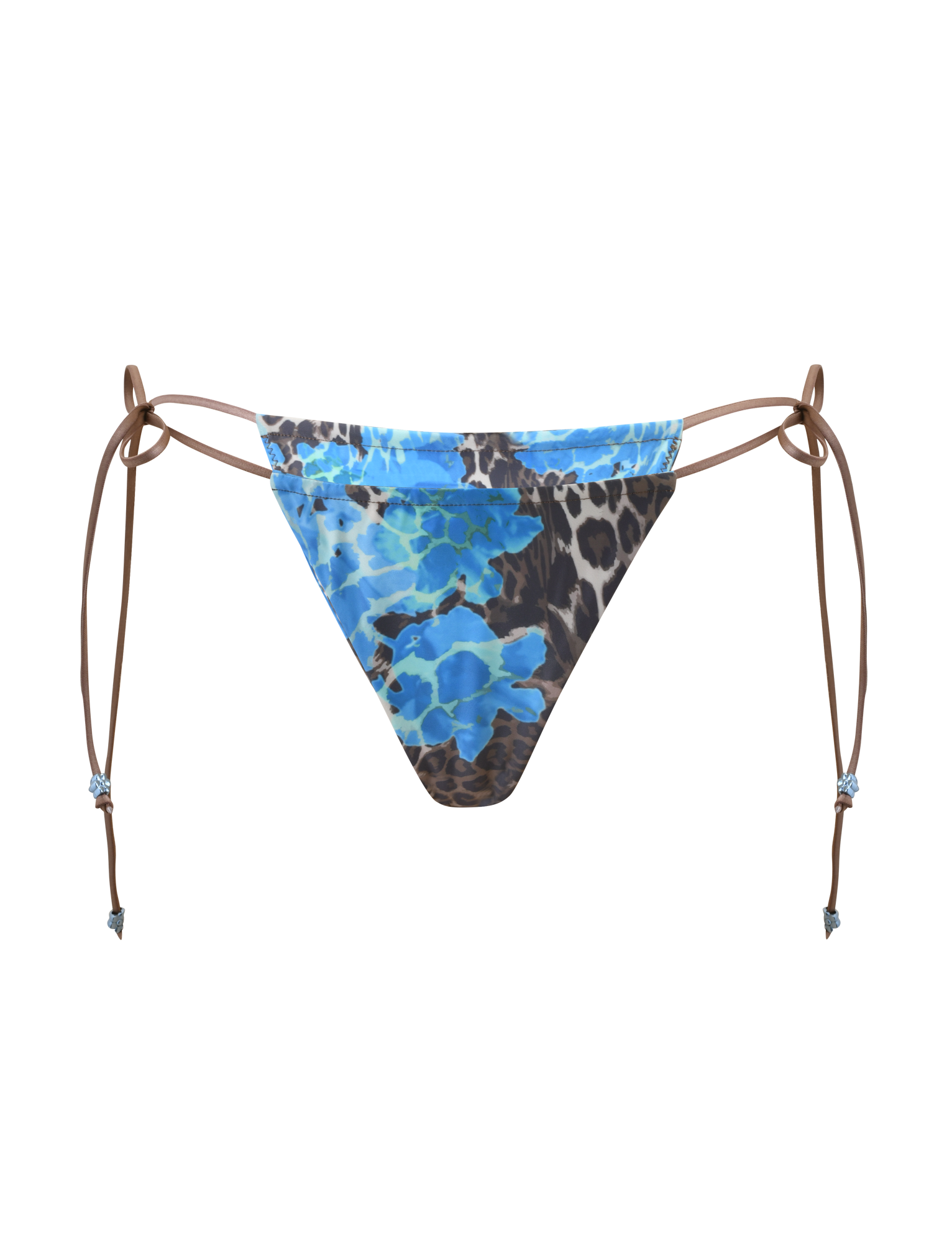 AVE BIKINI BOTTOM - BLUE LEOPARD - Image 5
