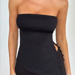 INDIRA TOP - BLACK
