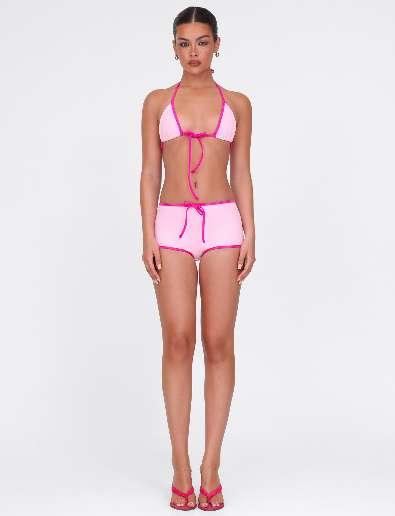 KRISTIN BIKINI TOP - PINK - Image 3