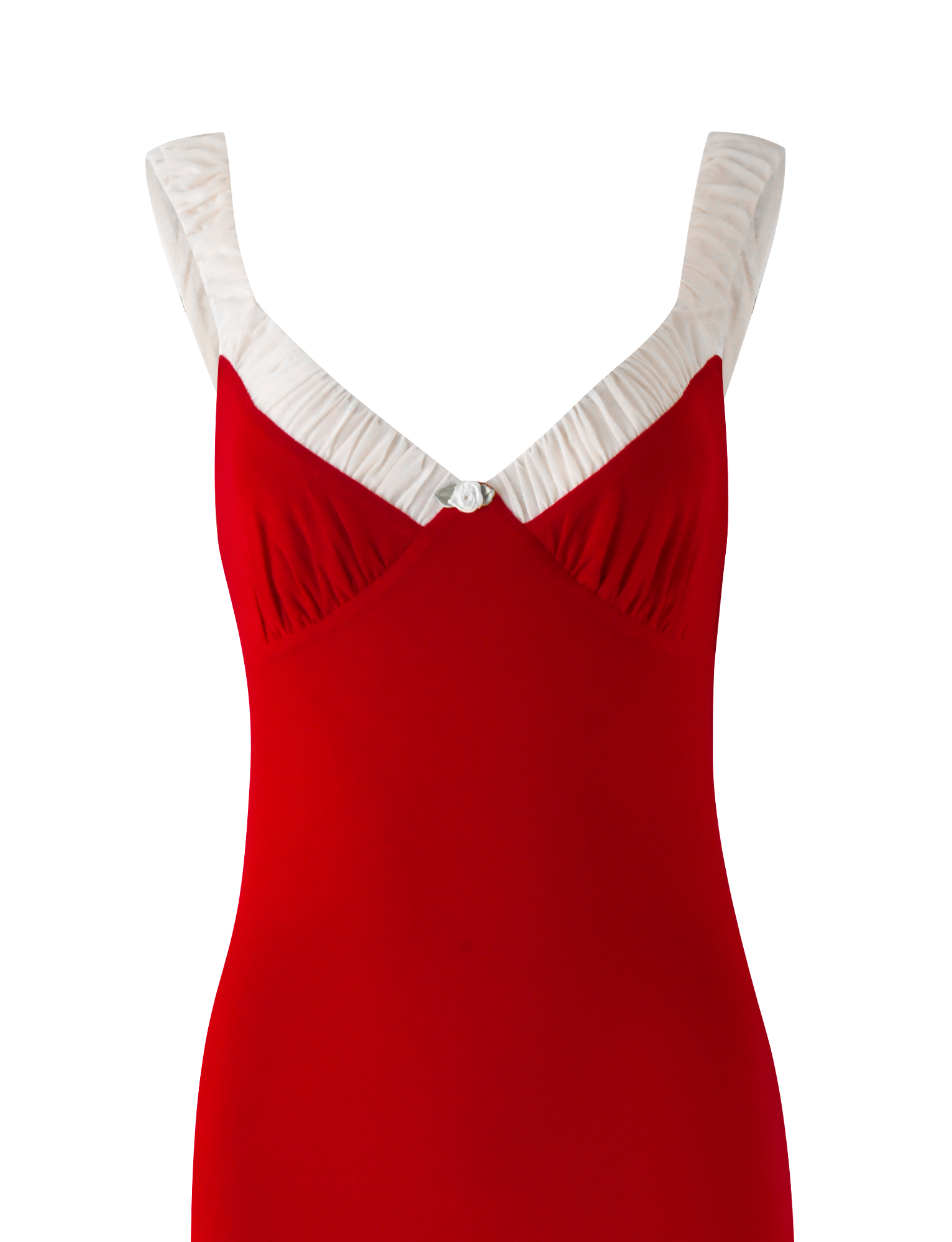 AMARAN MAXI DRESS - RED : BURGUNDY - Image 8