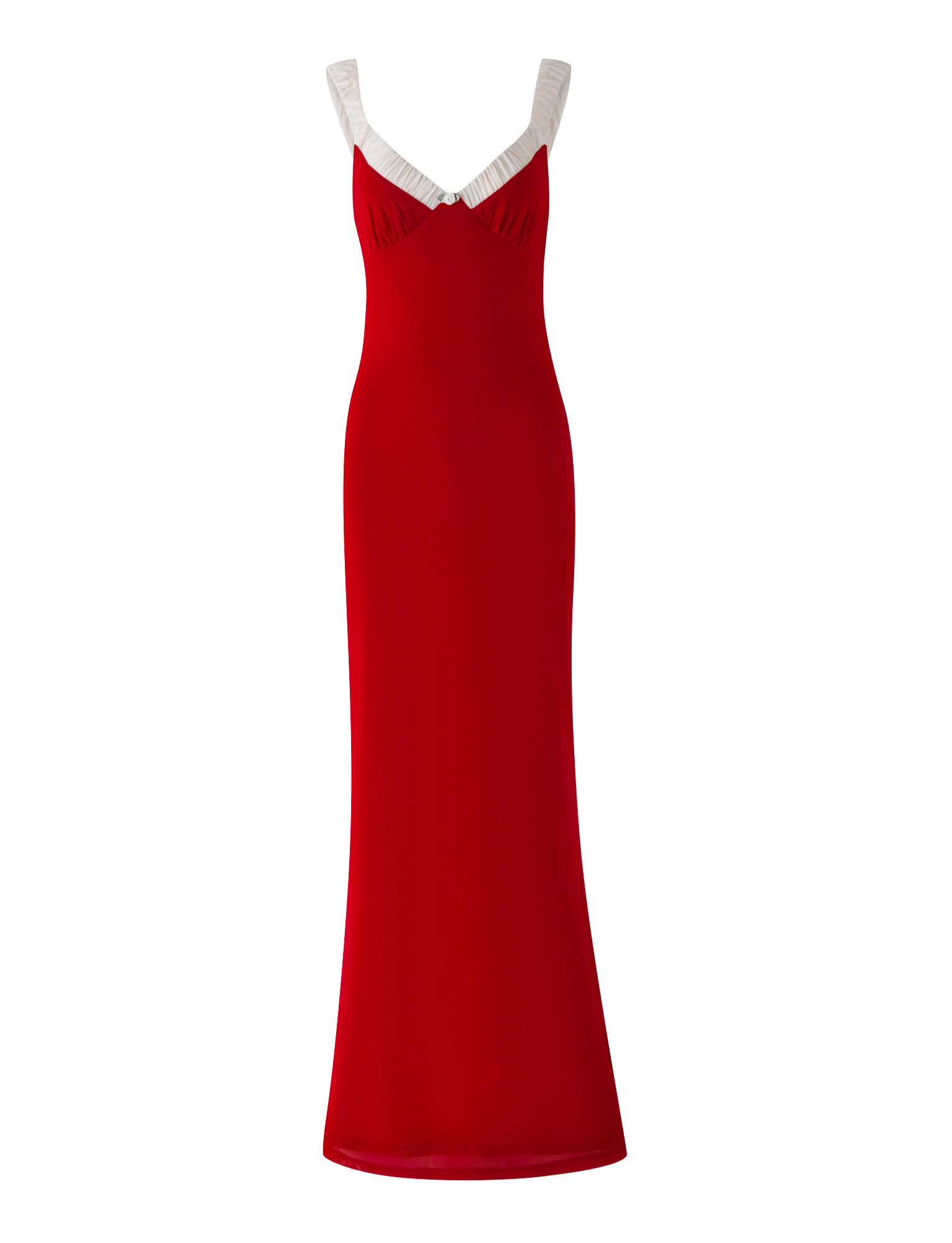 AMARAN MAXI DRESS - RED : BURGUNDY - Image 6