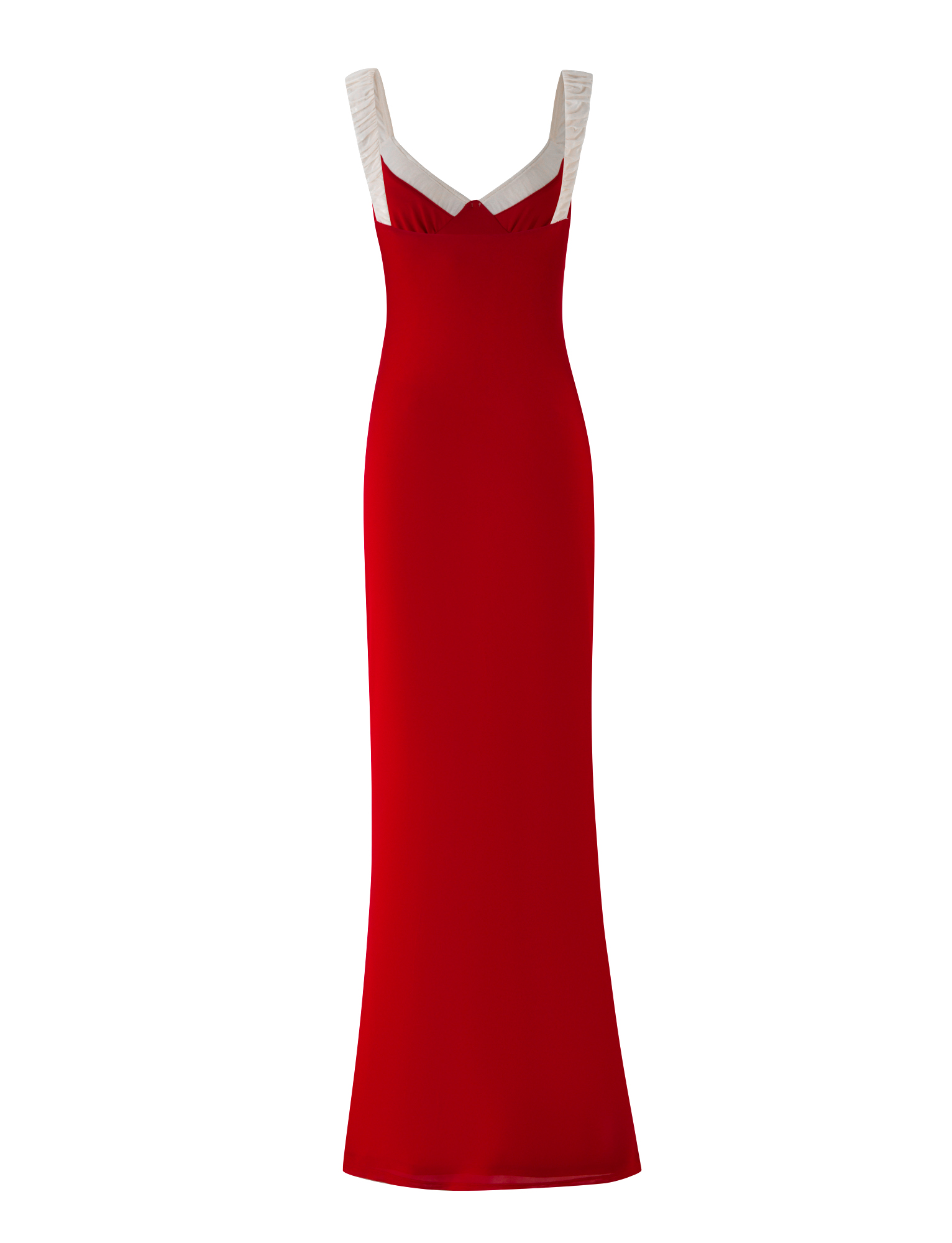 AMARAN MAXI DRESS - RED : BURGUNDY - Image 7