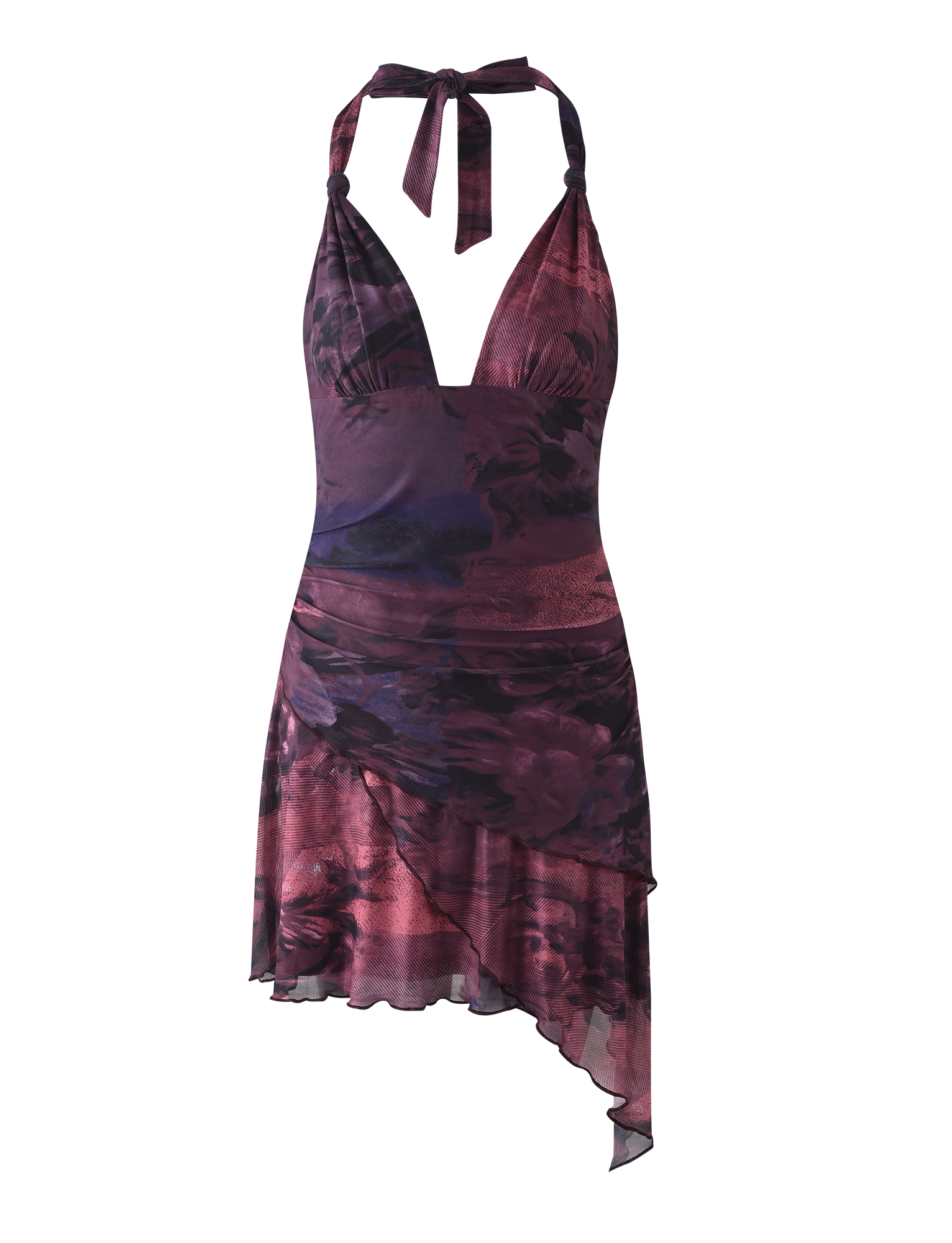 FRIEDA DRESS - RED : BURGUNDY ROMANTIC - Image 7