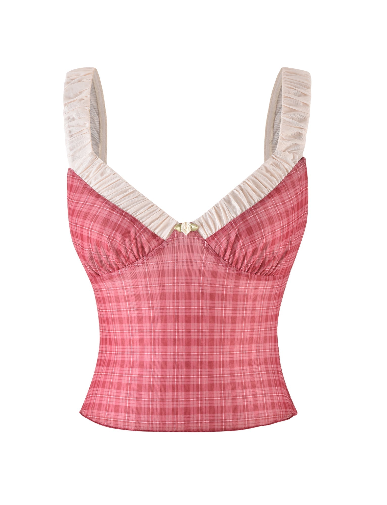 AMARAN TOP - RED : RED CHECK - Image 7