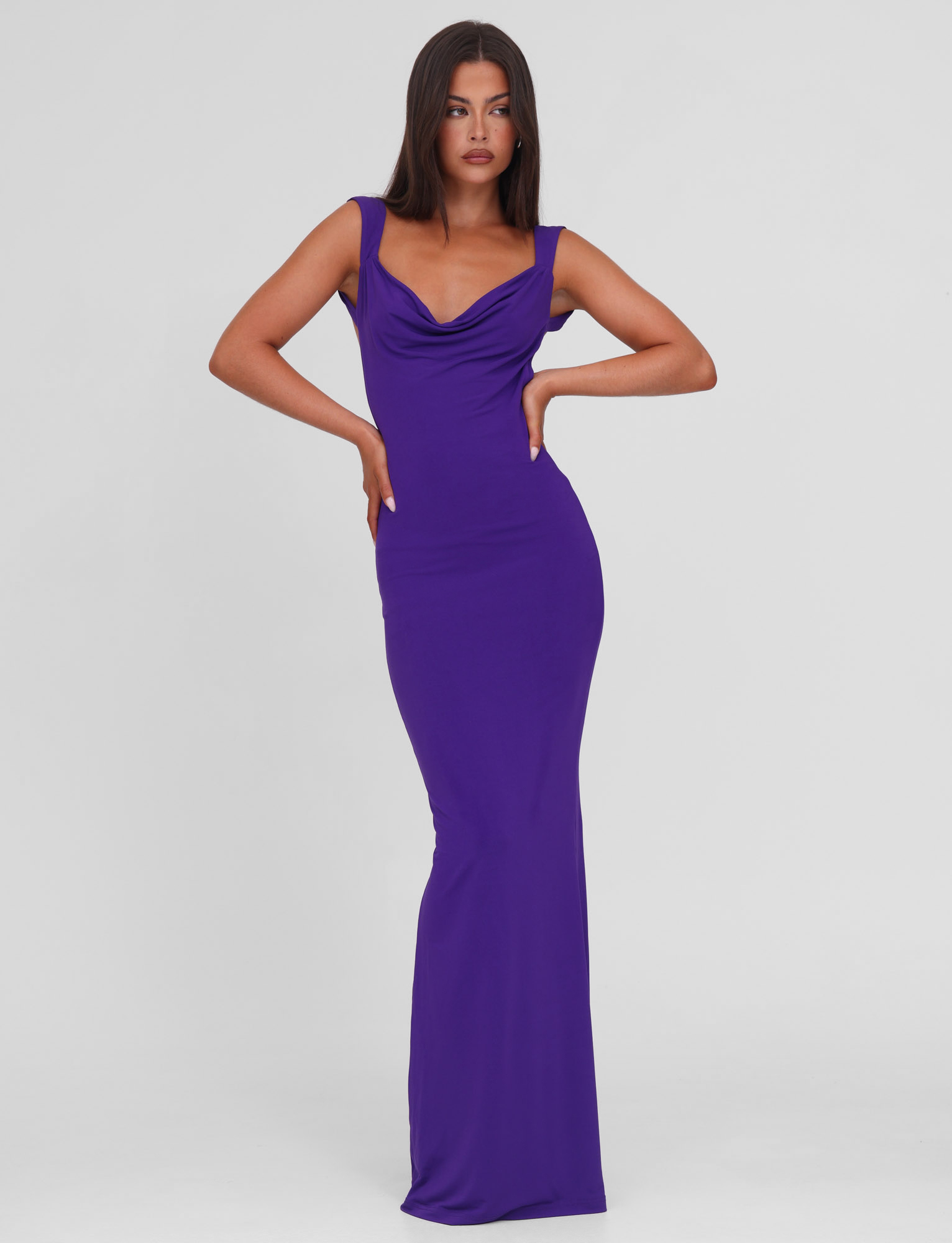 ZITA MAXI DRESS - PURPLE - Image 2