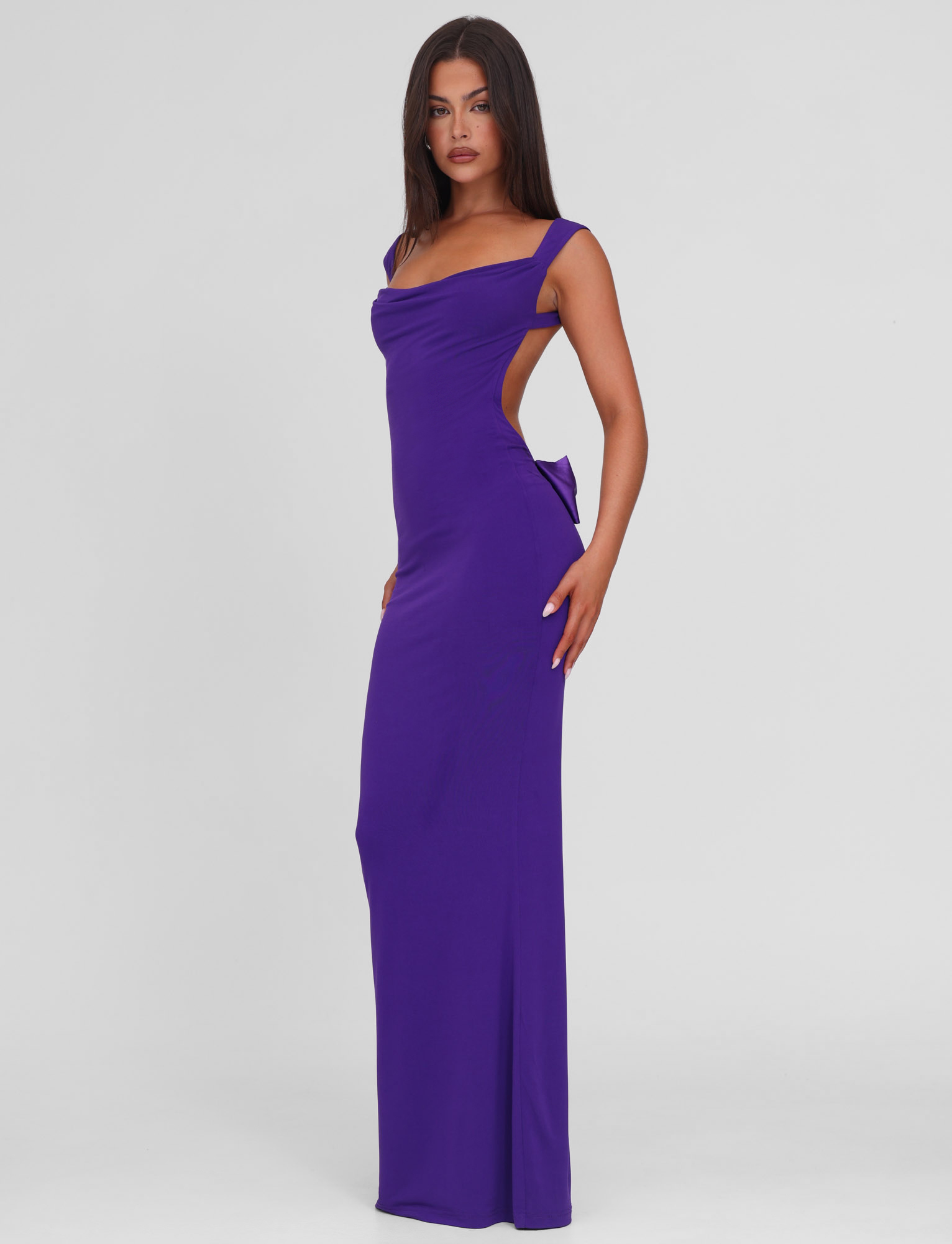ZITA MAXI DRESS - PURPLE - Image 5