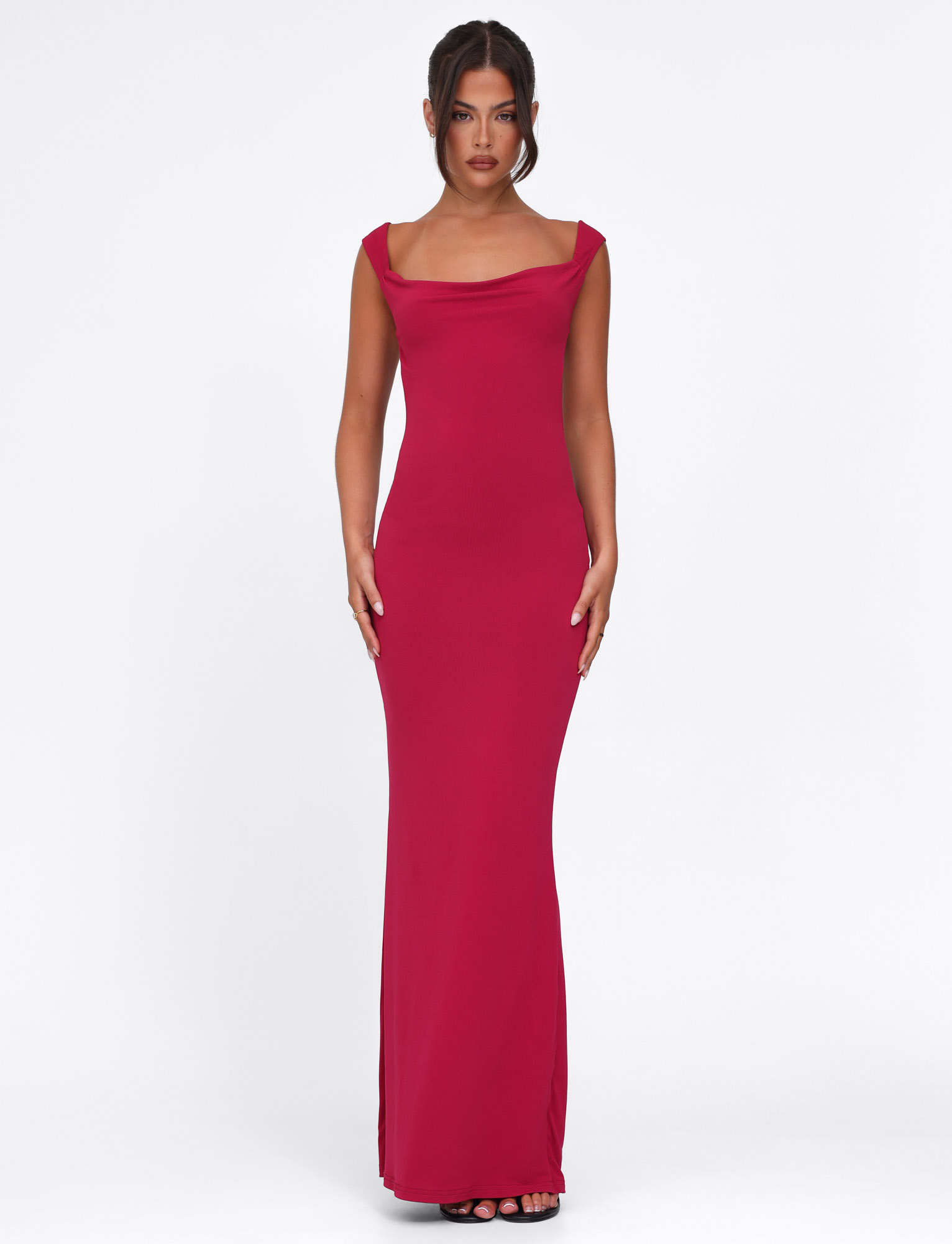 ZITA DRESS - RED : SALSA : DEEP RED - Image 2