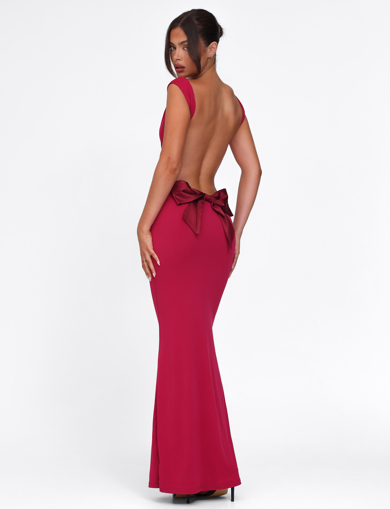 ZITA DRESS - RED : SALSA : DEEP RED - Image 3