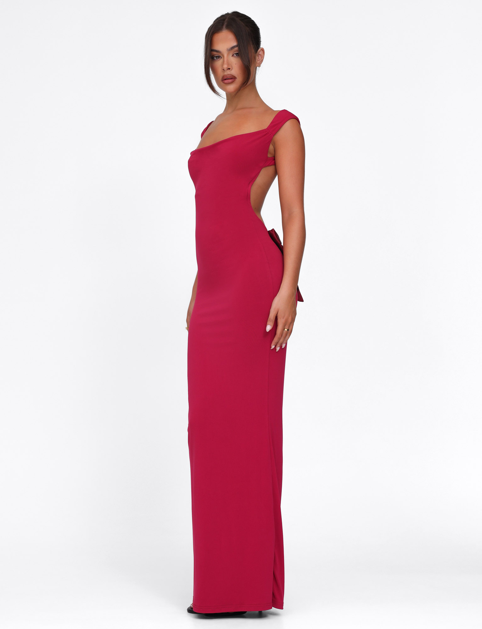 ZITA DRESS - RED : SALSA : DEEP RED - Image 4