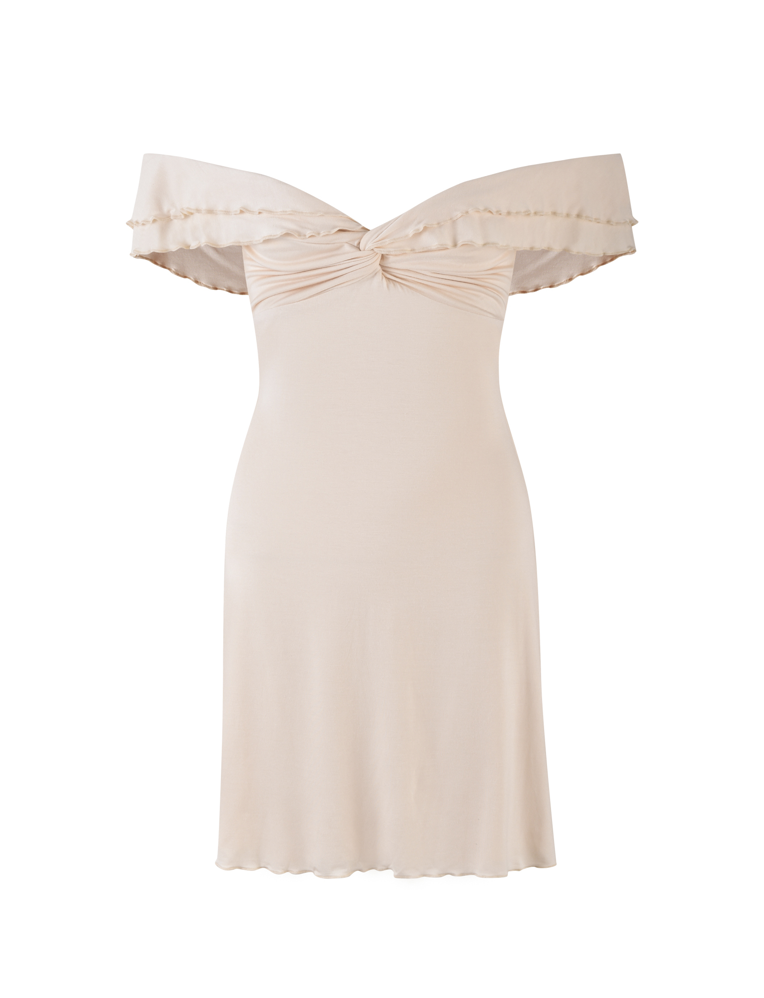 DENALI MINI DRESS - WHITE : BONE - Image 6
