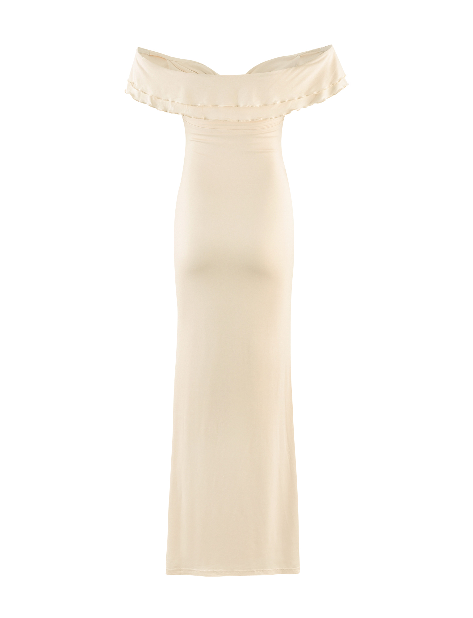 DENALI MAXI DRESS - WHITE : BONE - Image 8