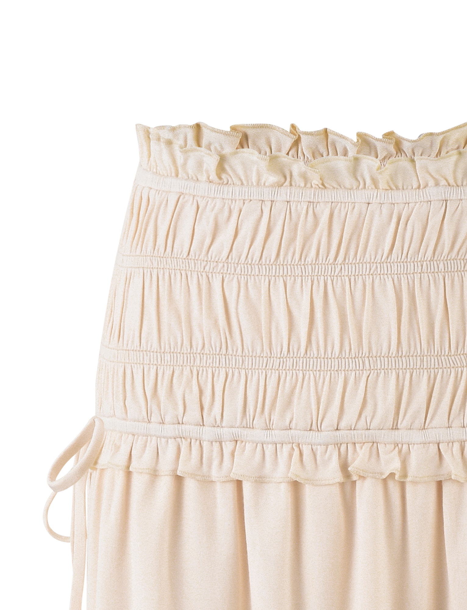DENALI MINI SKIRT - WHITE : BONE - Image 9