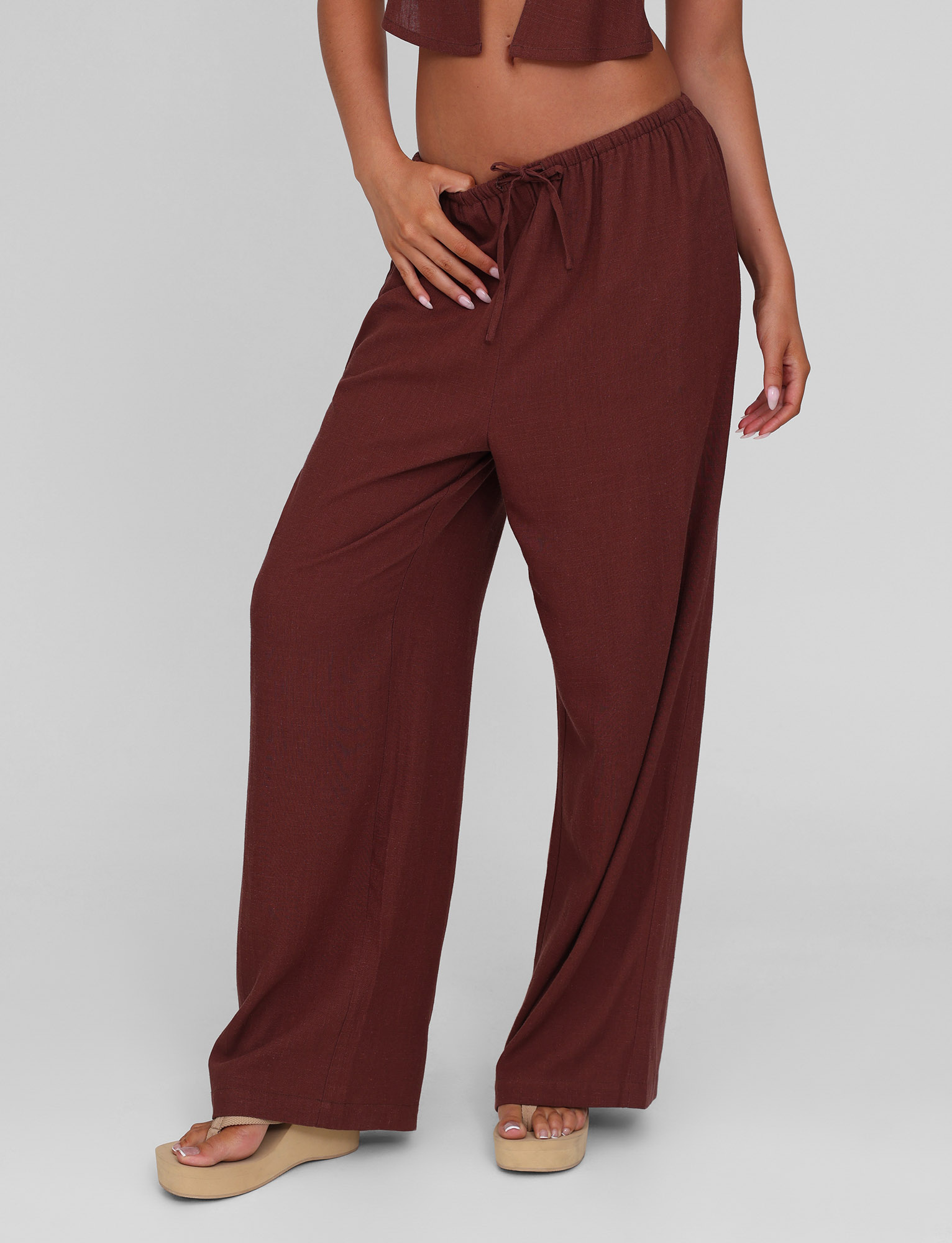 LAINEY PANT - CHOCOLATE - Image 4