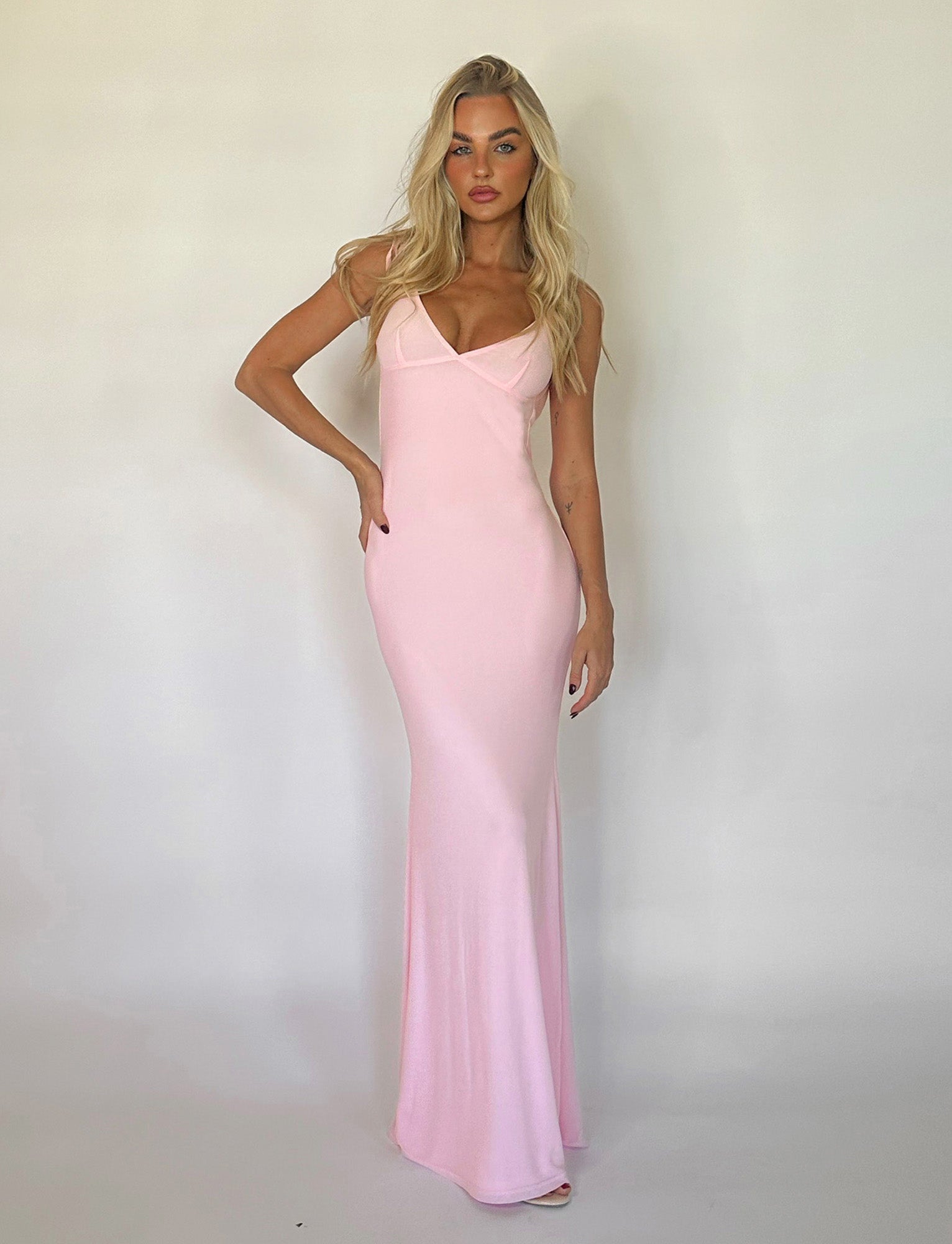 KYLAH DRESS - PINK : BABY PINK - Image 2