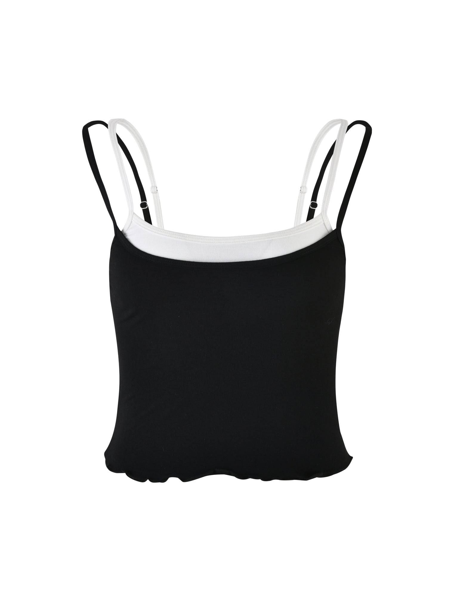 ADAIR TOP - BLACK : BLACK/WHITE - Image 5