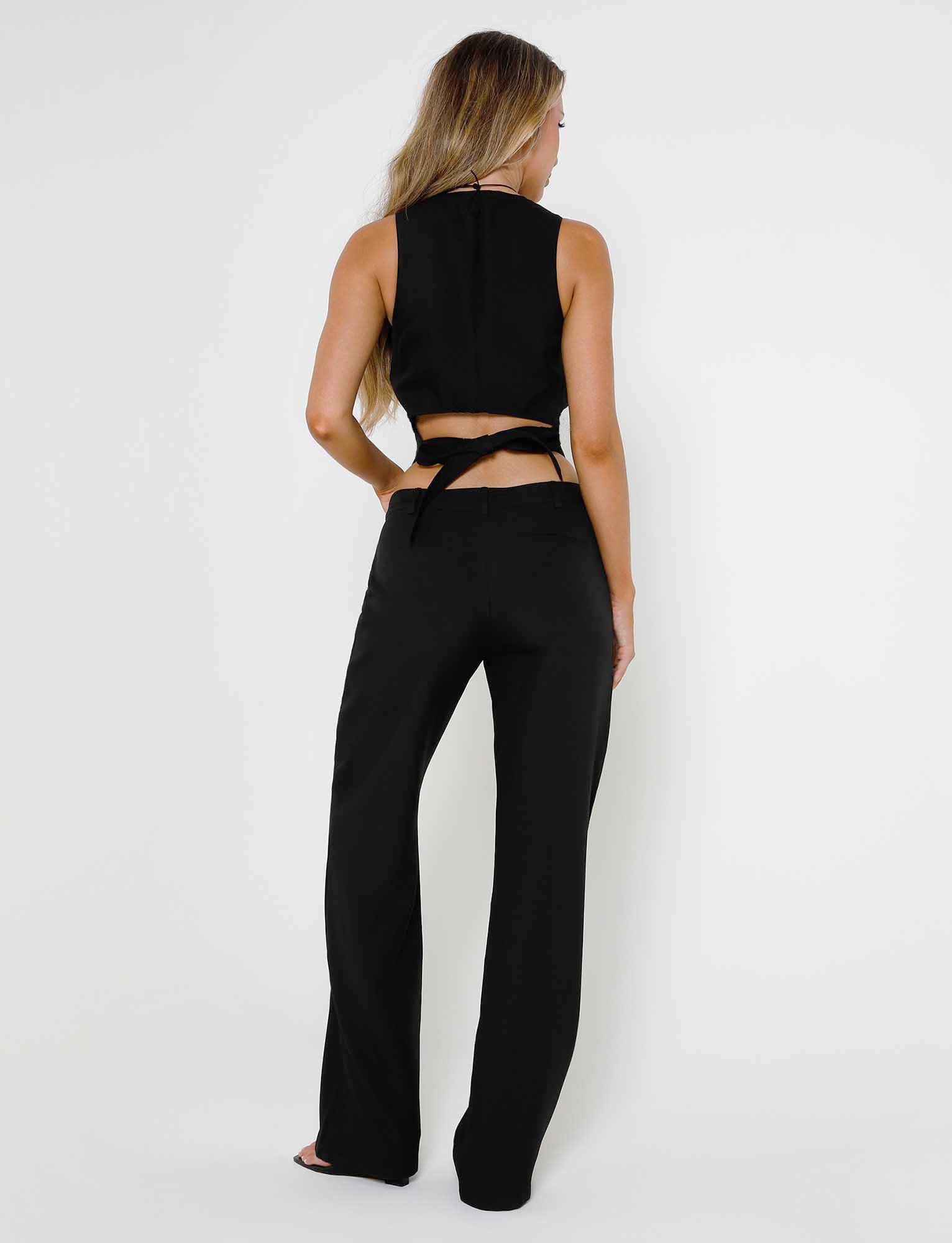 MARJORIE PANT - BLACK - Image 3