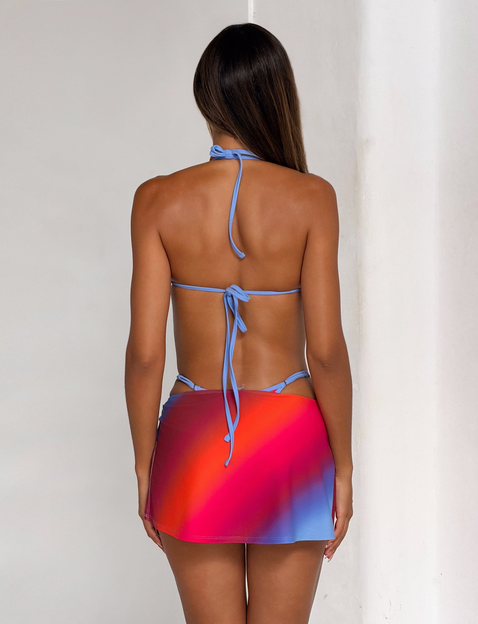 DIANA SWIM SKIRT SET - CIELO OMBRE - Image 4