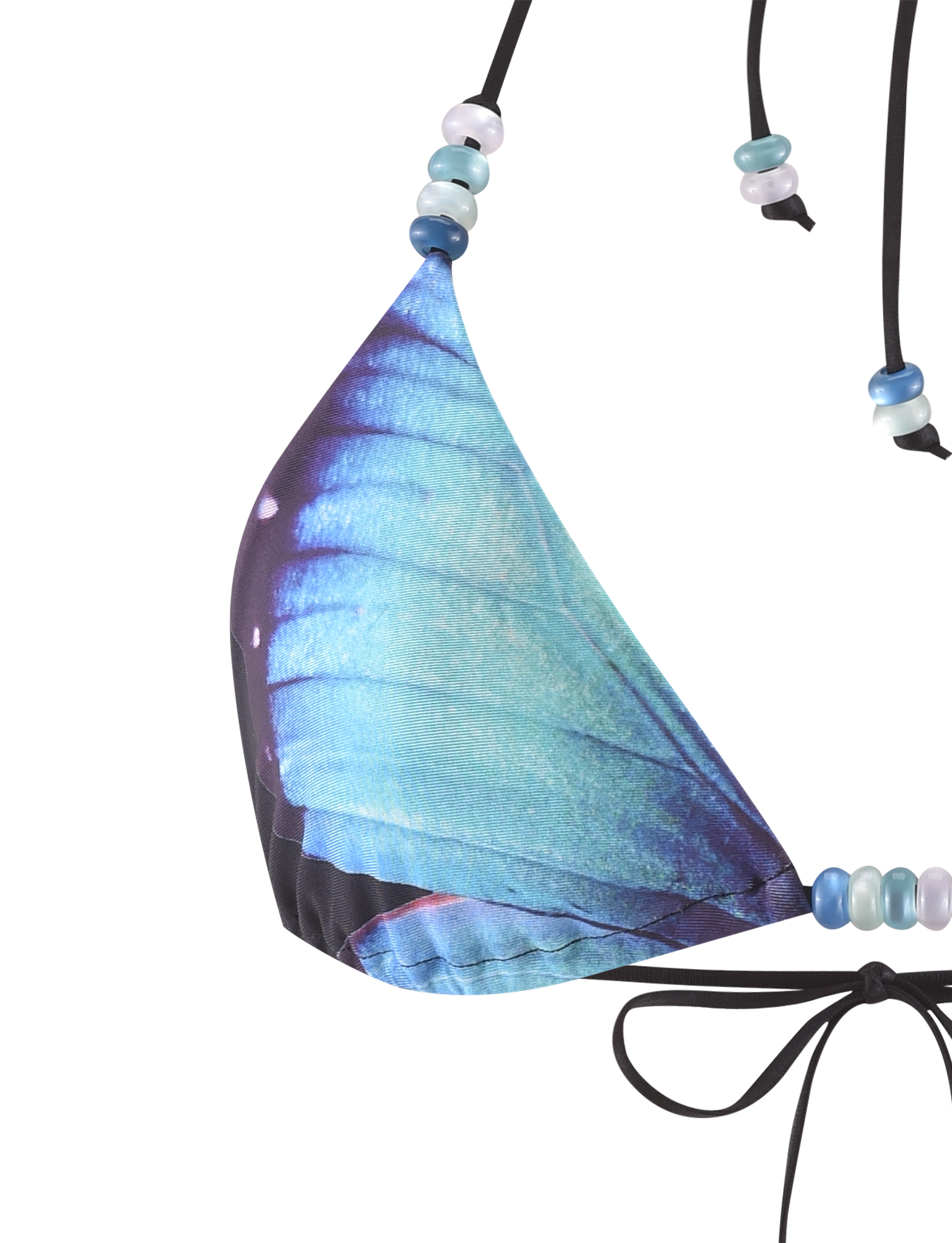 FINLEA BIKINI TOP - BLACK : BUTTERFLY - Image 8