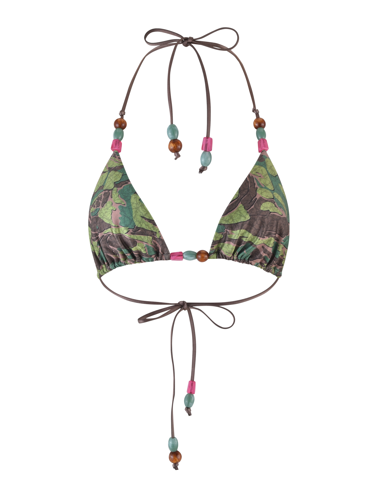 FINLEA BIKINI TOP - GREEN : CAMO - Image 7