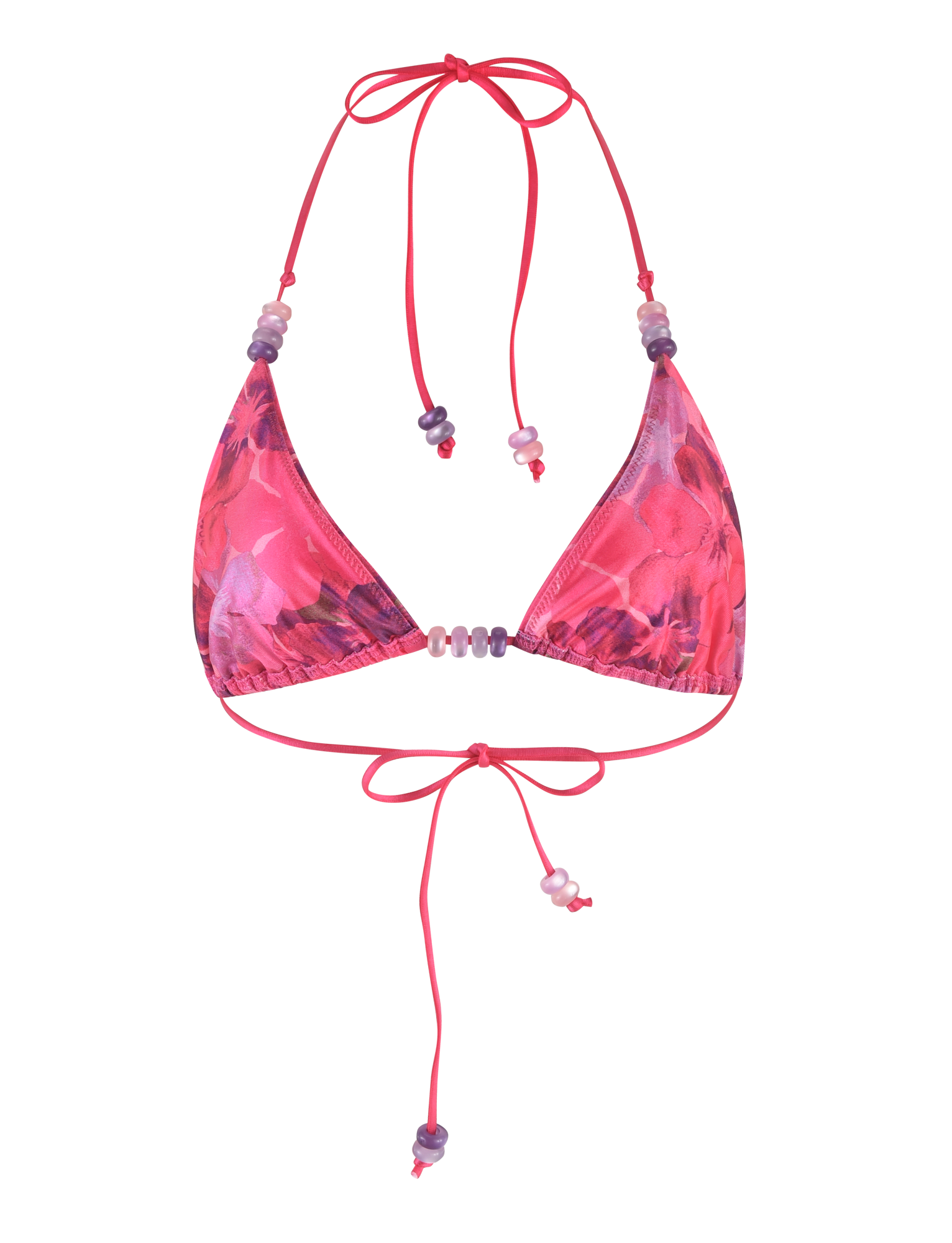 FINLEA BIKINI TOP - PINK : HIBISCUS - Image 7