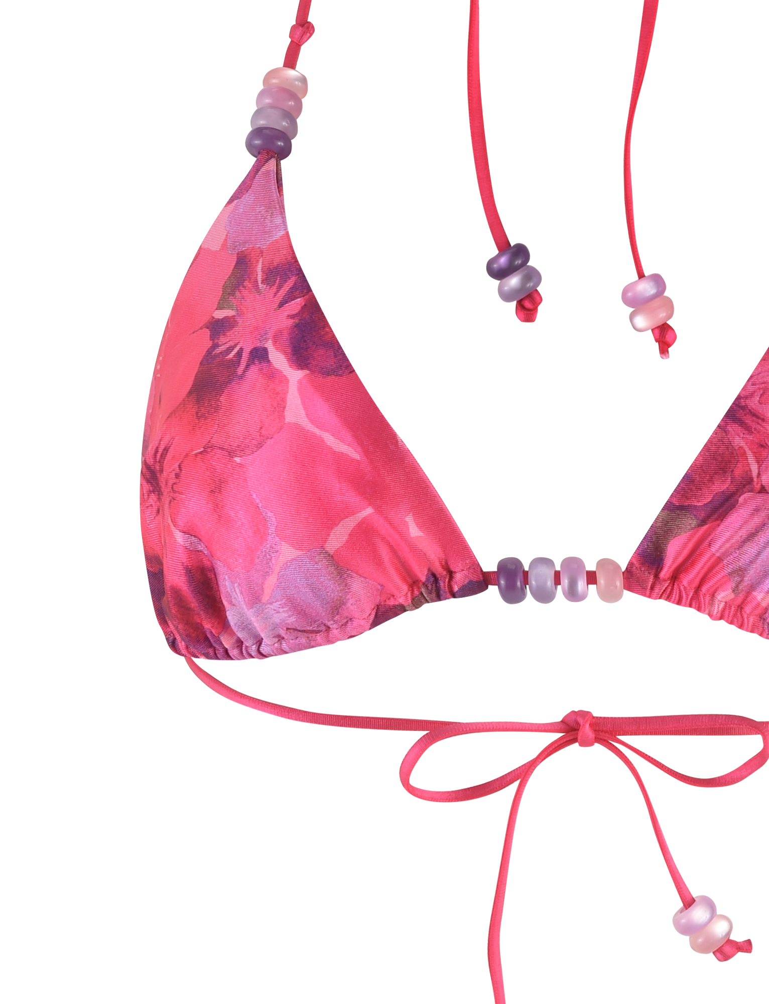 FINLEA BIKINI TOP - PINK : HIBISCUS - Image 8