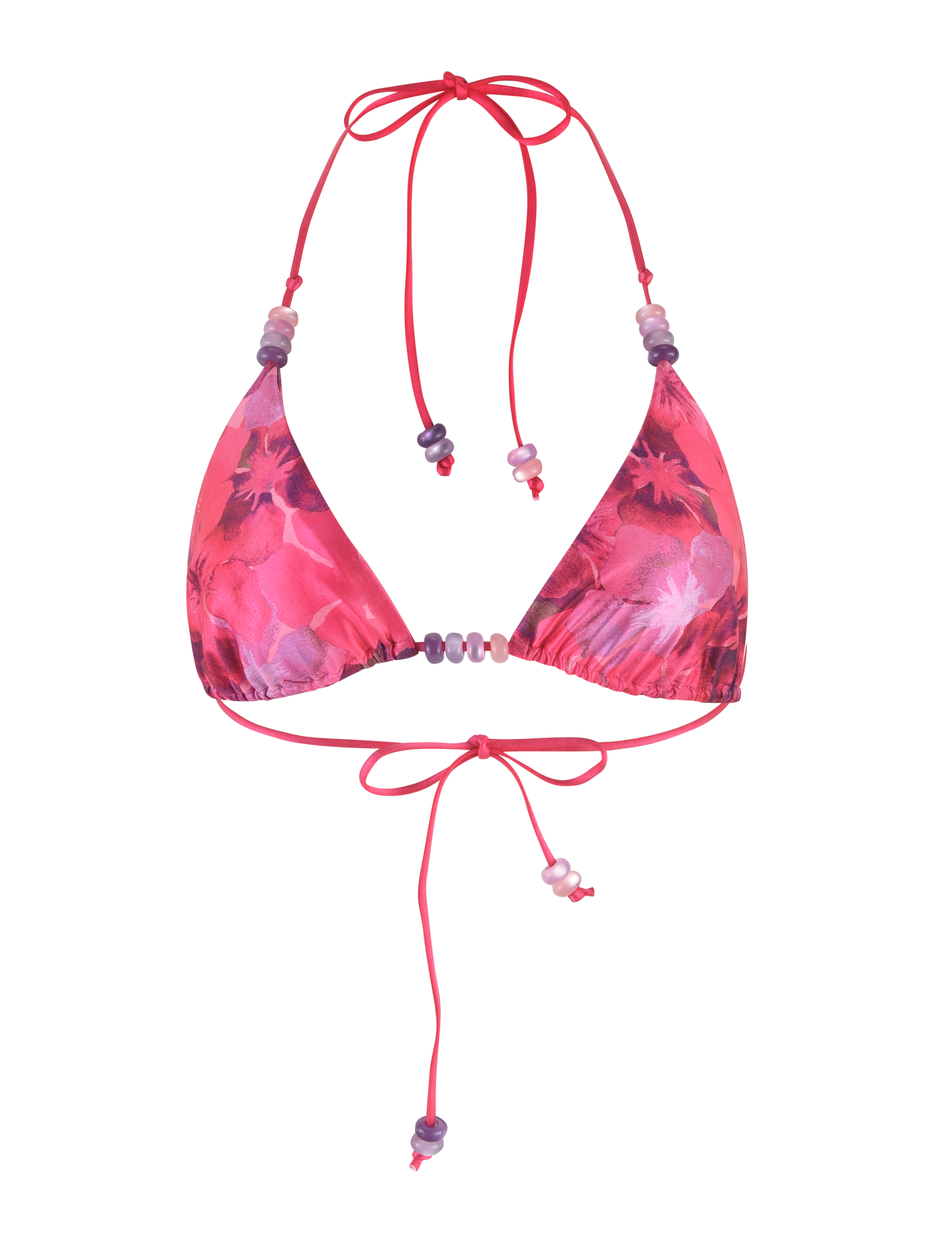 FINLEA BIKINI TOP - PINK : HIBISCUS - Image 6