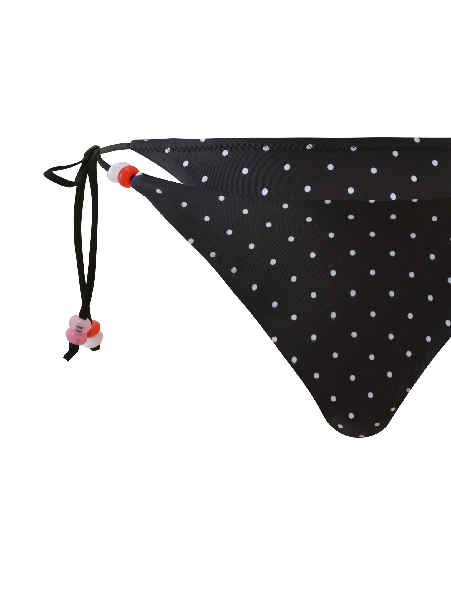 FINLEA BIKINI BOTTOM - POLKA DOT BLACK CREAM - Image 9
