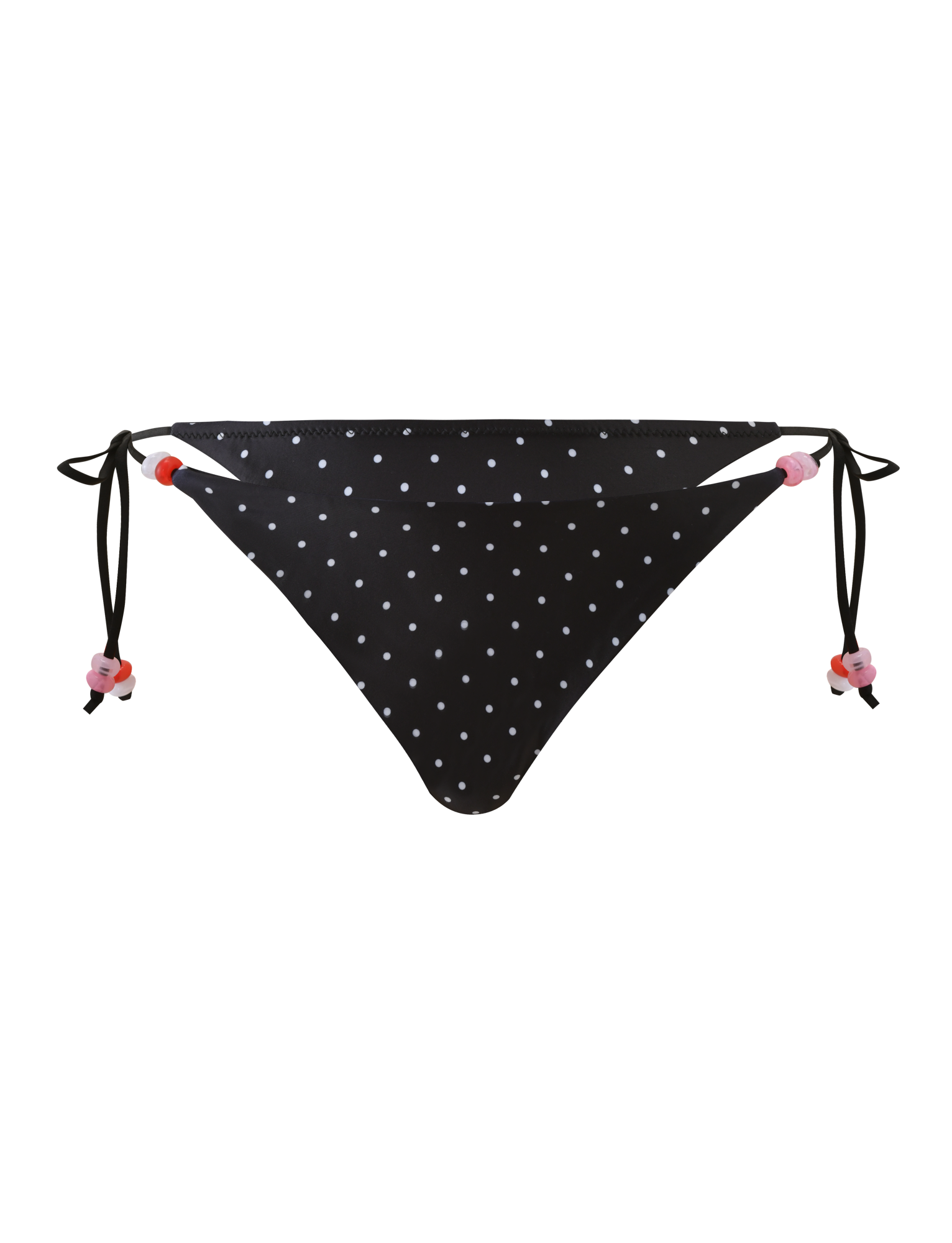 FINLEA BIKINI BOTTOM - POLKA DOT BLACK CREAM - Image 8