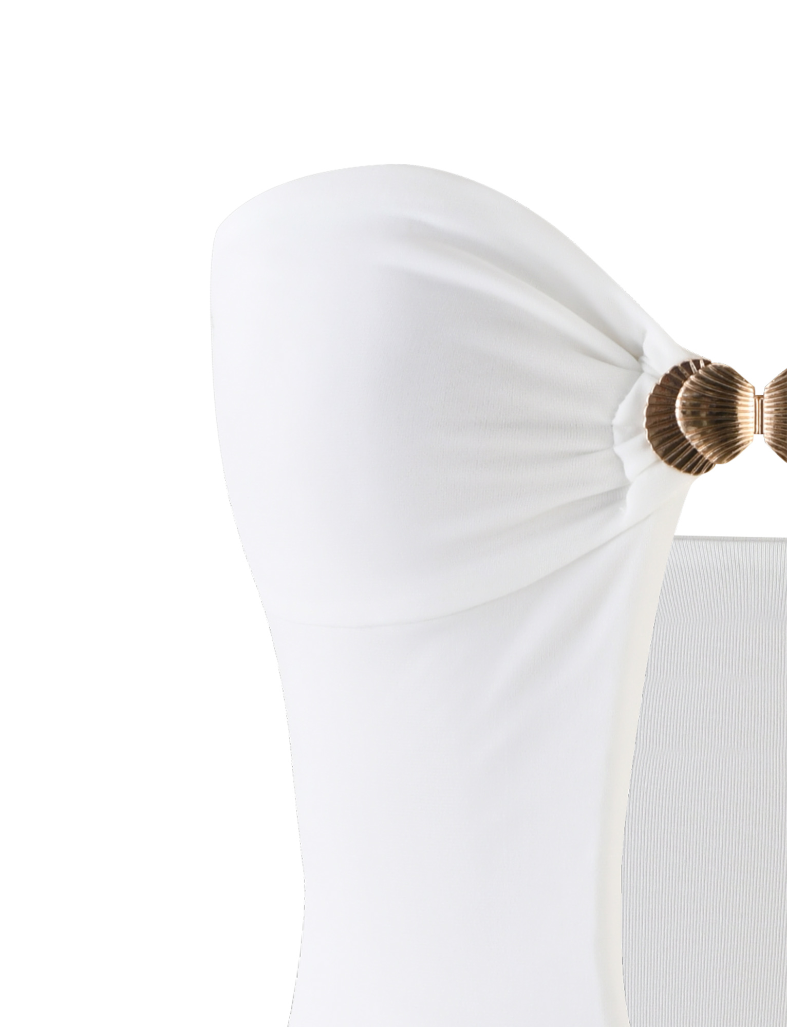 CECILY MINI DRESS - WHITE - Image 7